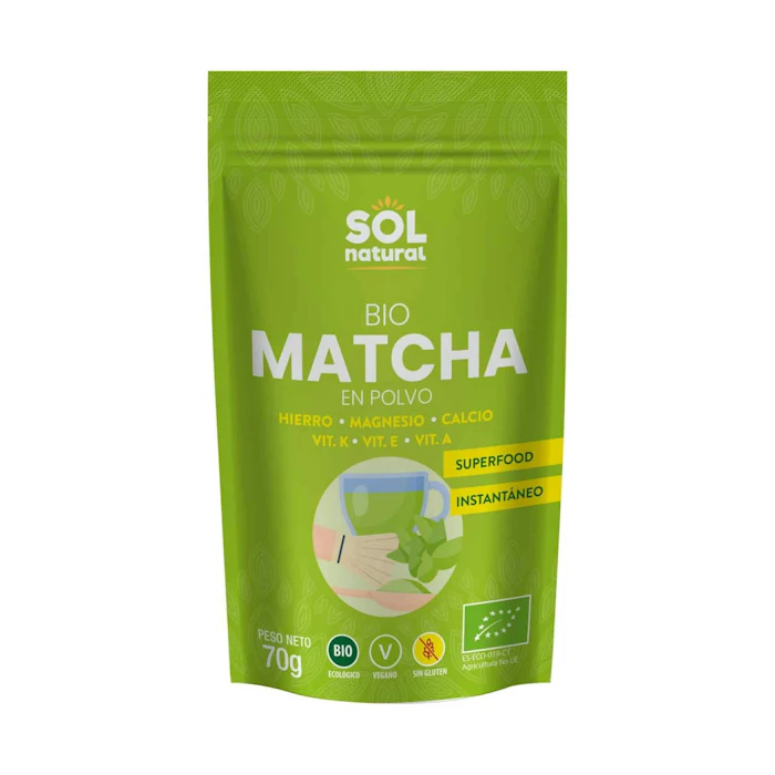 Matcha En Polvo Bio Sol Natural 70 Gr