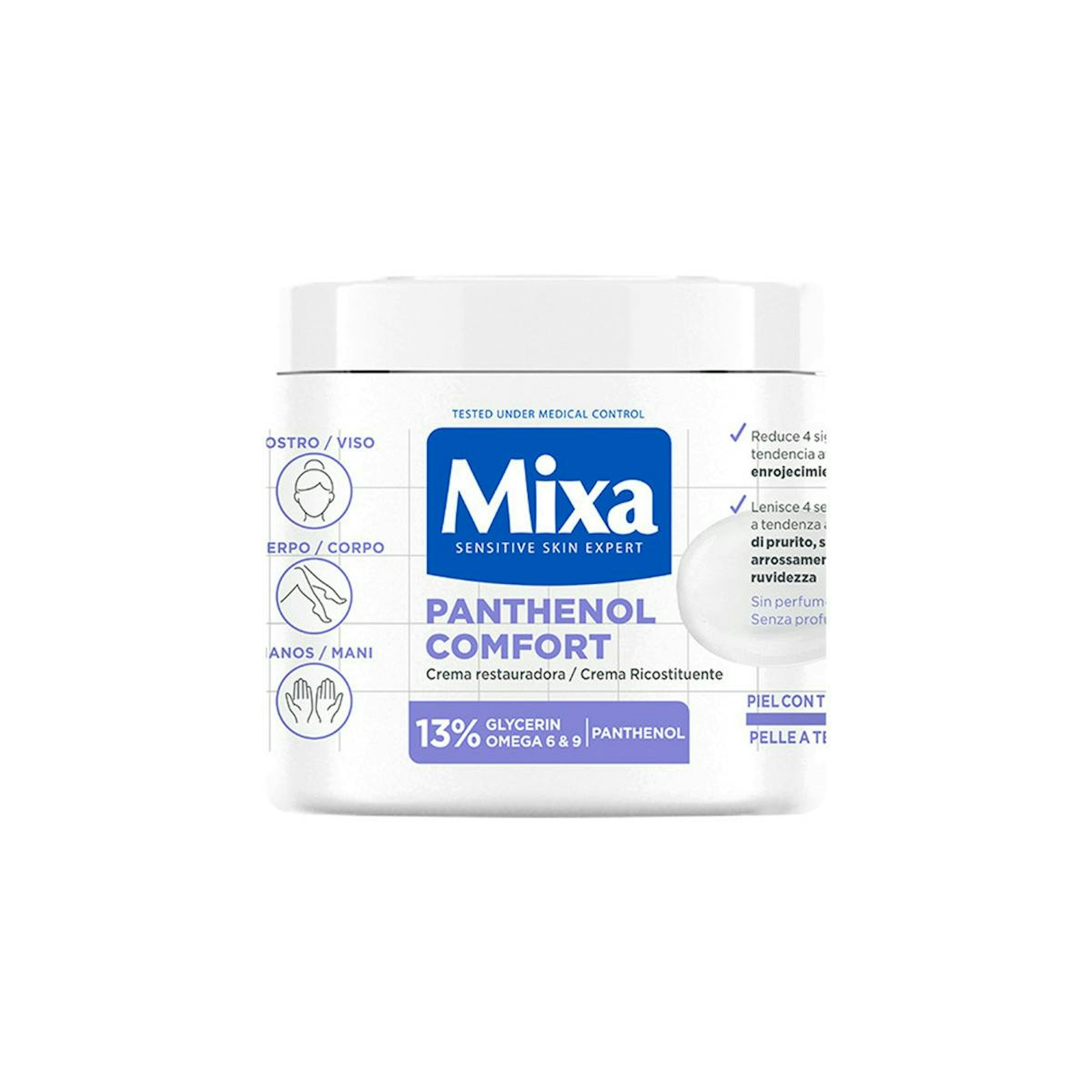 Mixa Crema Panthenol Comfort 400Ml 0