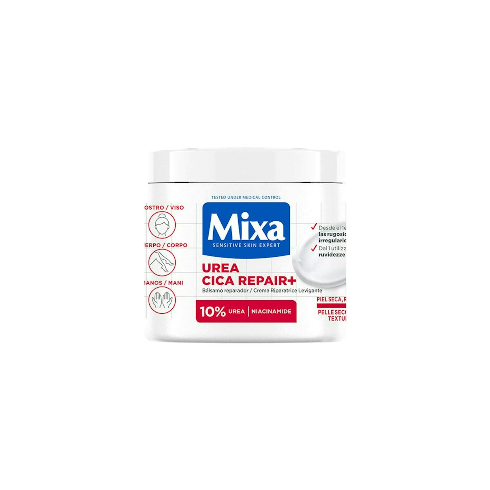 Mixa Crema Urea Cica Repair+ 400Ml 0