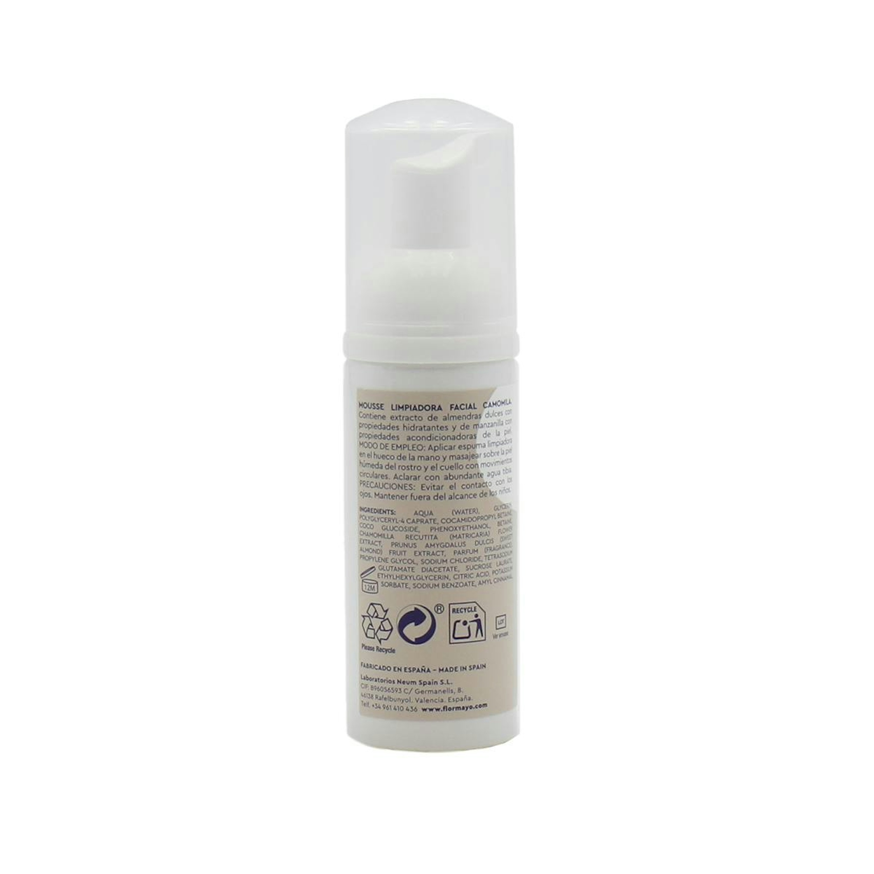 Mousse Limpiadora Sublime Camomila Flor De Mayo 50Ml