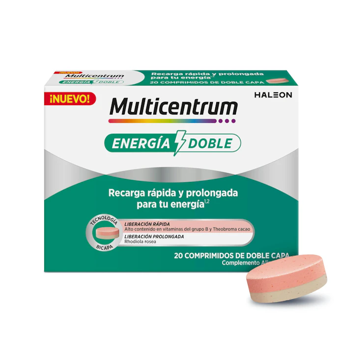 Multivitamínico Energía Doble Multicentrum 20 Comprimidos