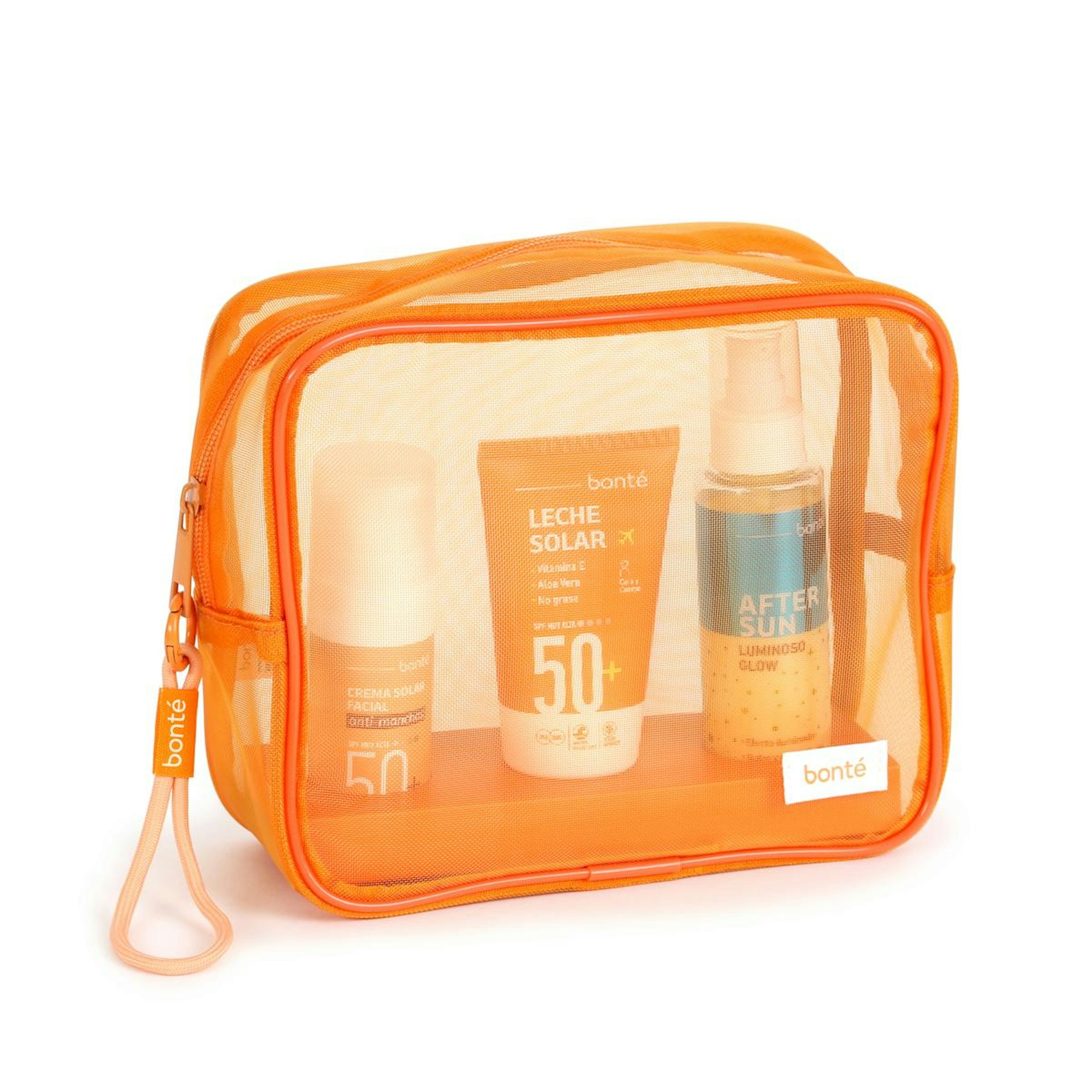 Neceser De Viaje Leche Solar + Aftersun + Crema Facial Bonté 