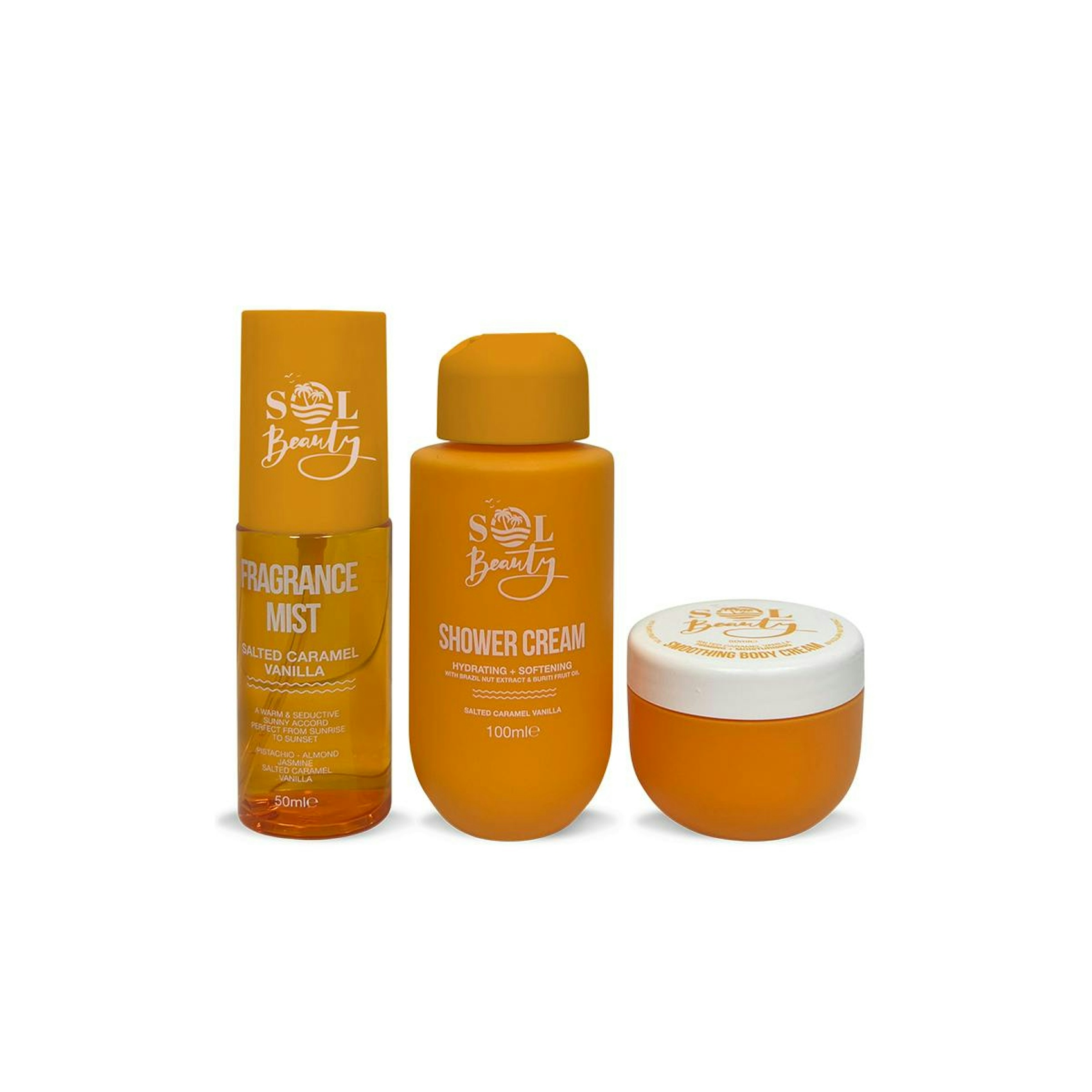 Neceser Vainilla Body Mist + Crema + Gel De Ducha Sol Beauty