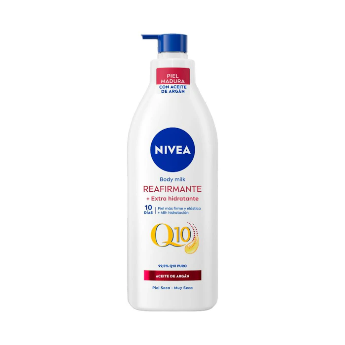 Body Milk Reafirmante Q10 Aceite De Argán Nivea 400Ml