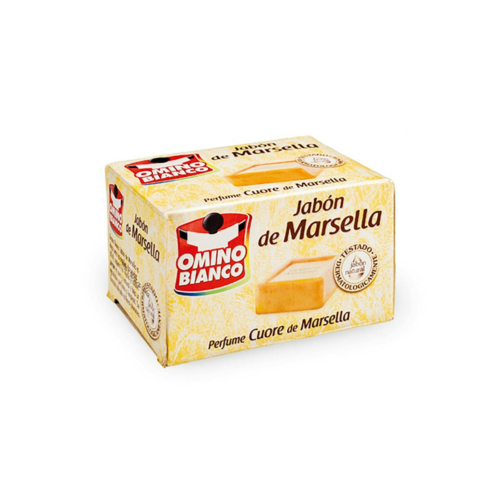 Jabón En Pastilla Marsella Omino Bianco 250 Gr 0
