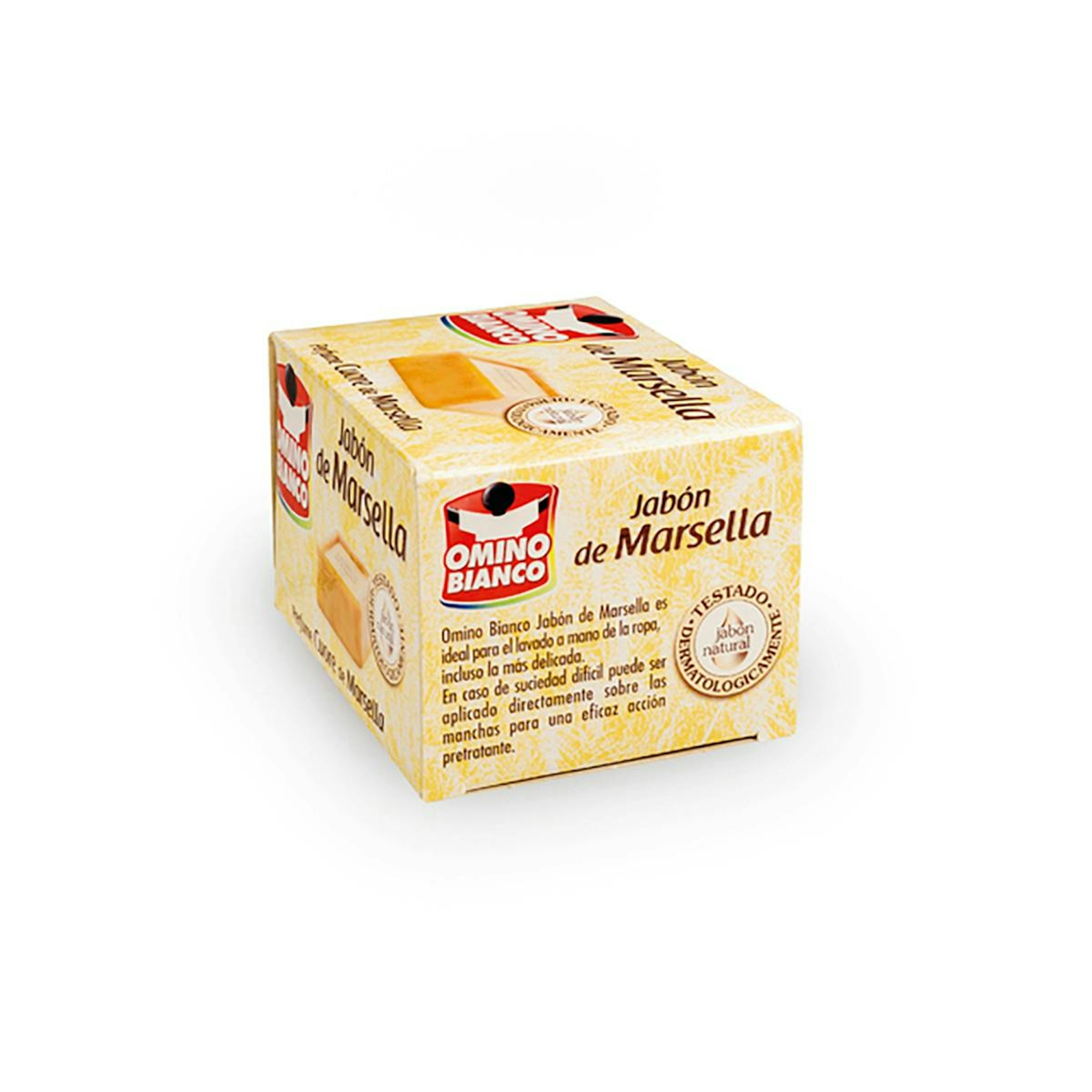 Jabón En Pastilla Marsella Omino Bianco 250 Gr