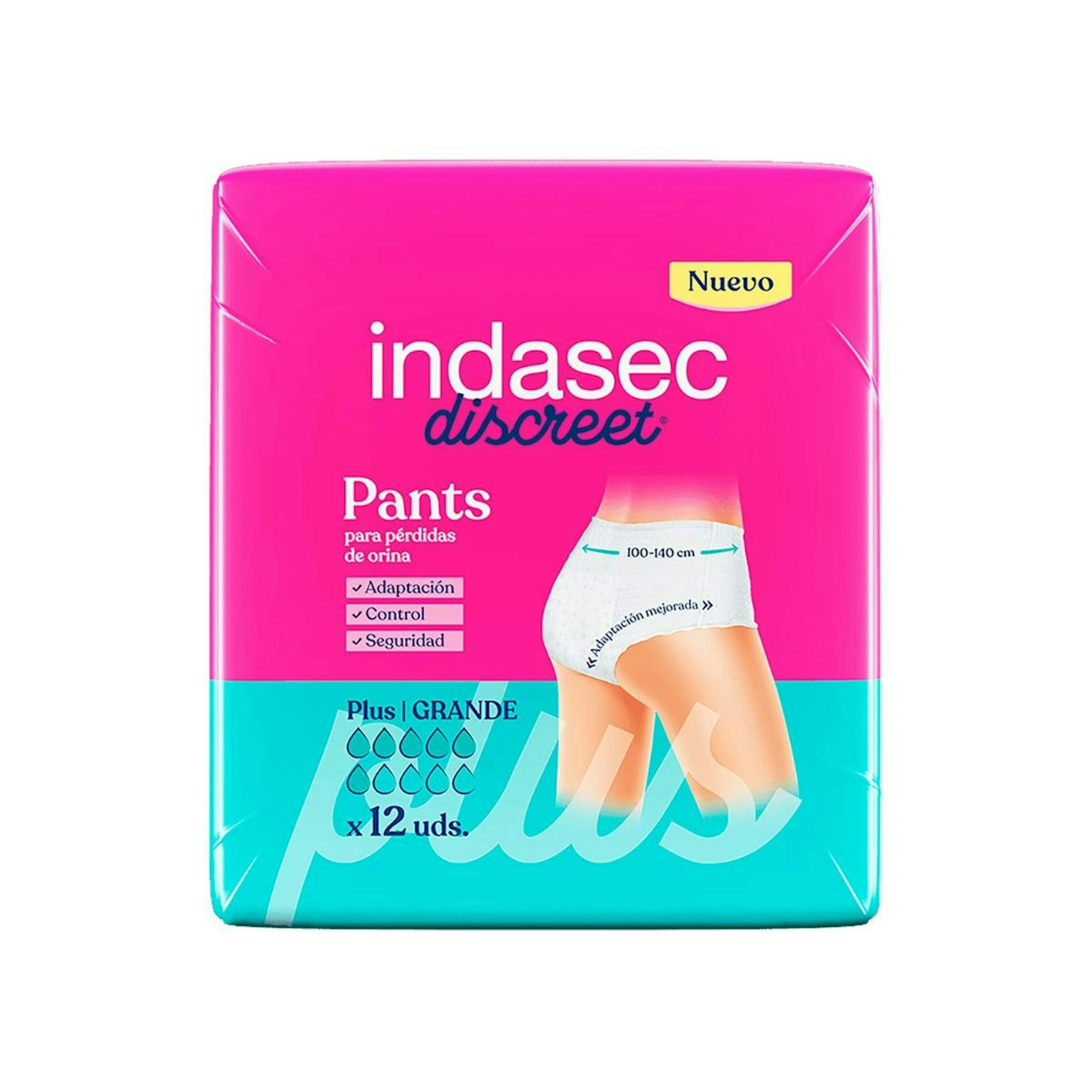 Pants De Incontinencia Discreet Plus Talla Grande Indasec 12 Uds Pants De Incontinencia Discreet Plus Talla Grande Indasec 12 Uds 0
