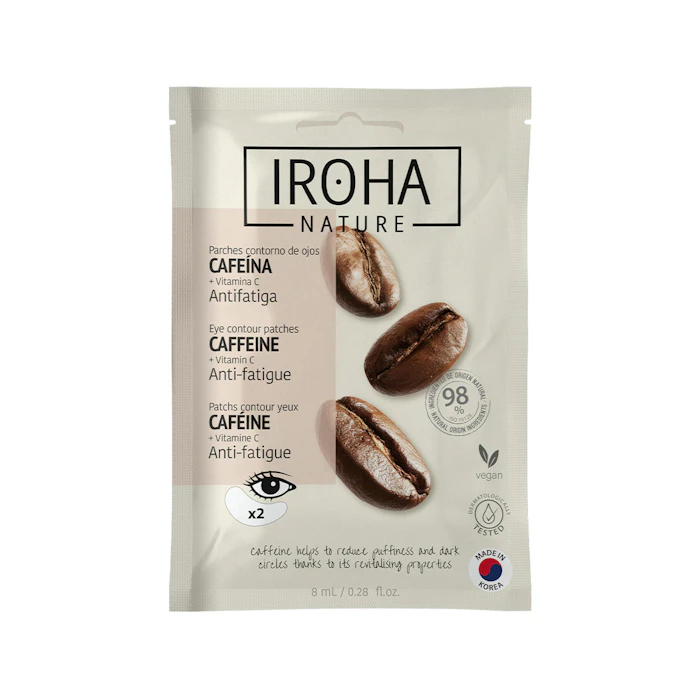 Parches Contorno De Ojos Cafeína Iroha Nature