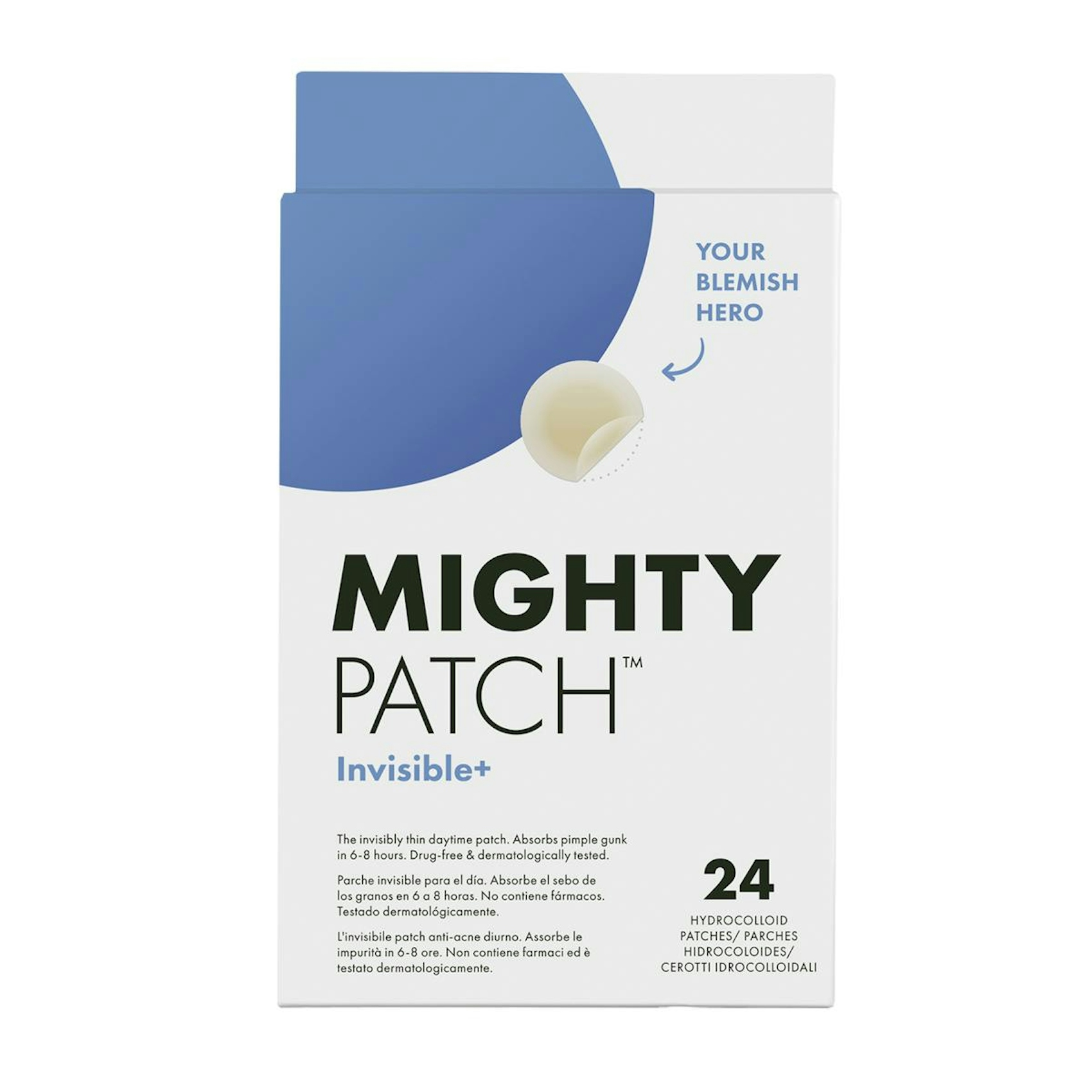 Parches Granos Mighty Patch Invisible Hero 24 Uds 0