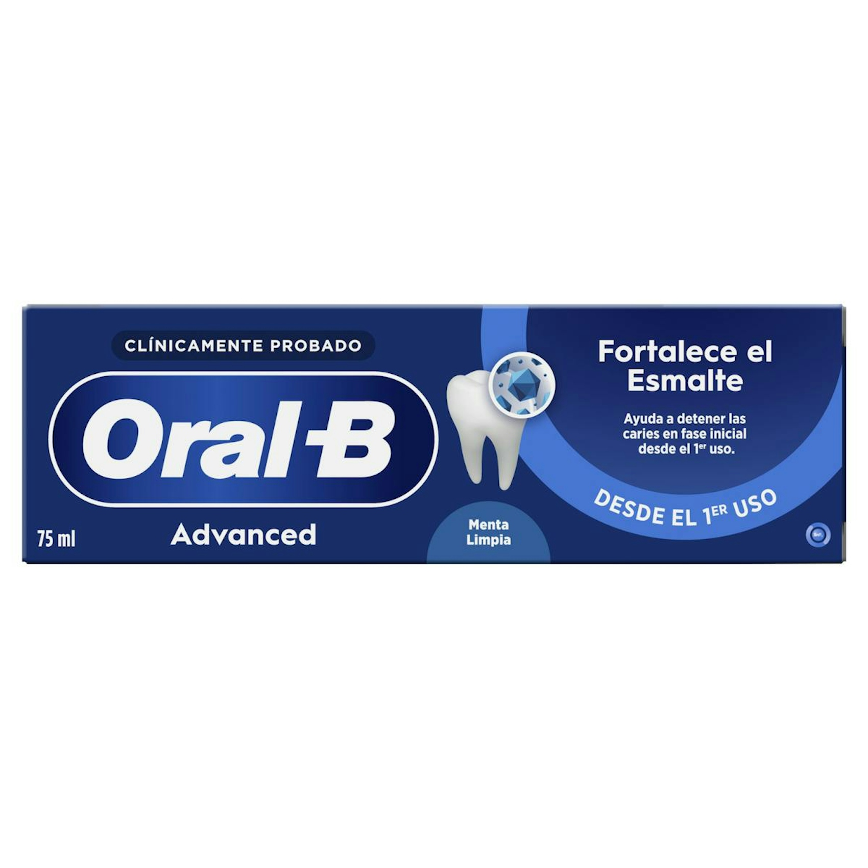 Pasta De Dientes Advanced Fortalece Esmalte Oral-B 75Ml 0