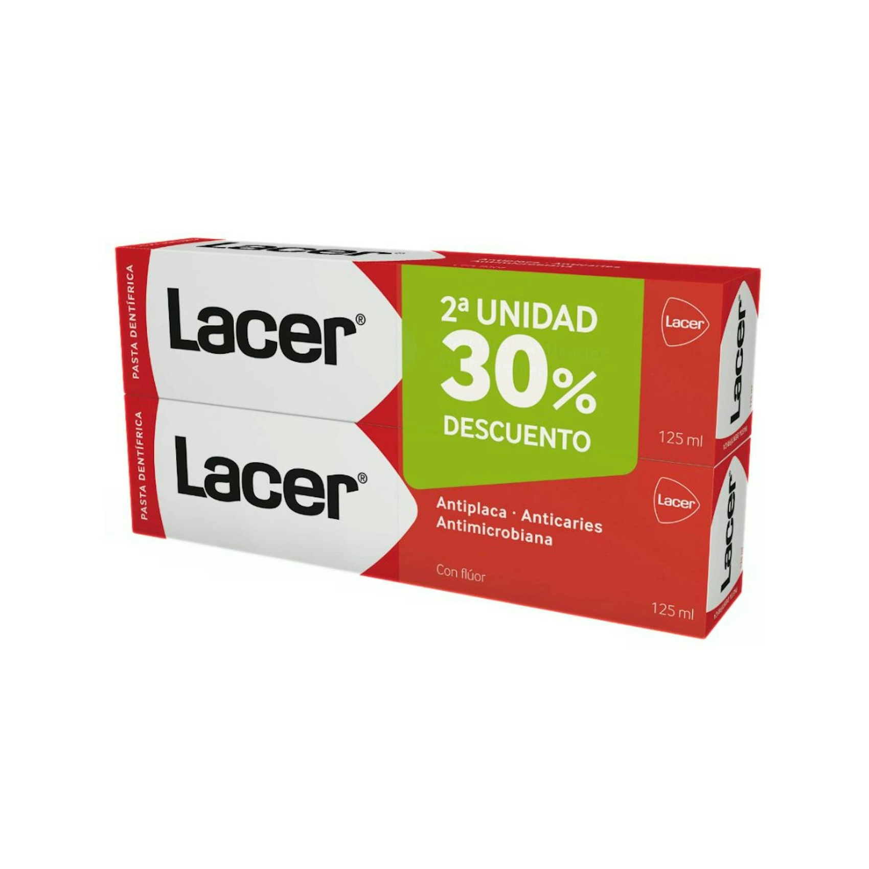 Pasta De Dientes Antiplaca Y Anticaries Lacer 2x125Ml Pasta De Dientes Antiplaca Y Anticaries Lacer 2x125Ml 0