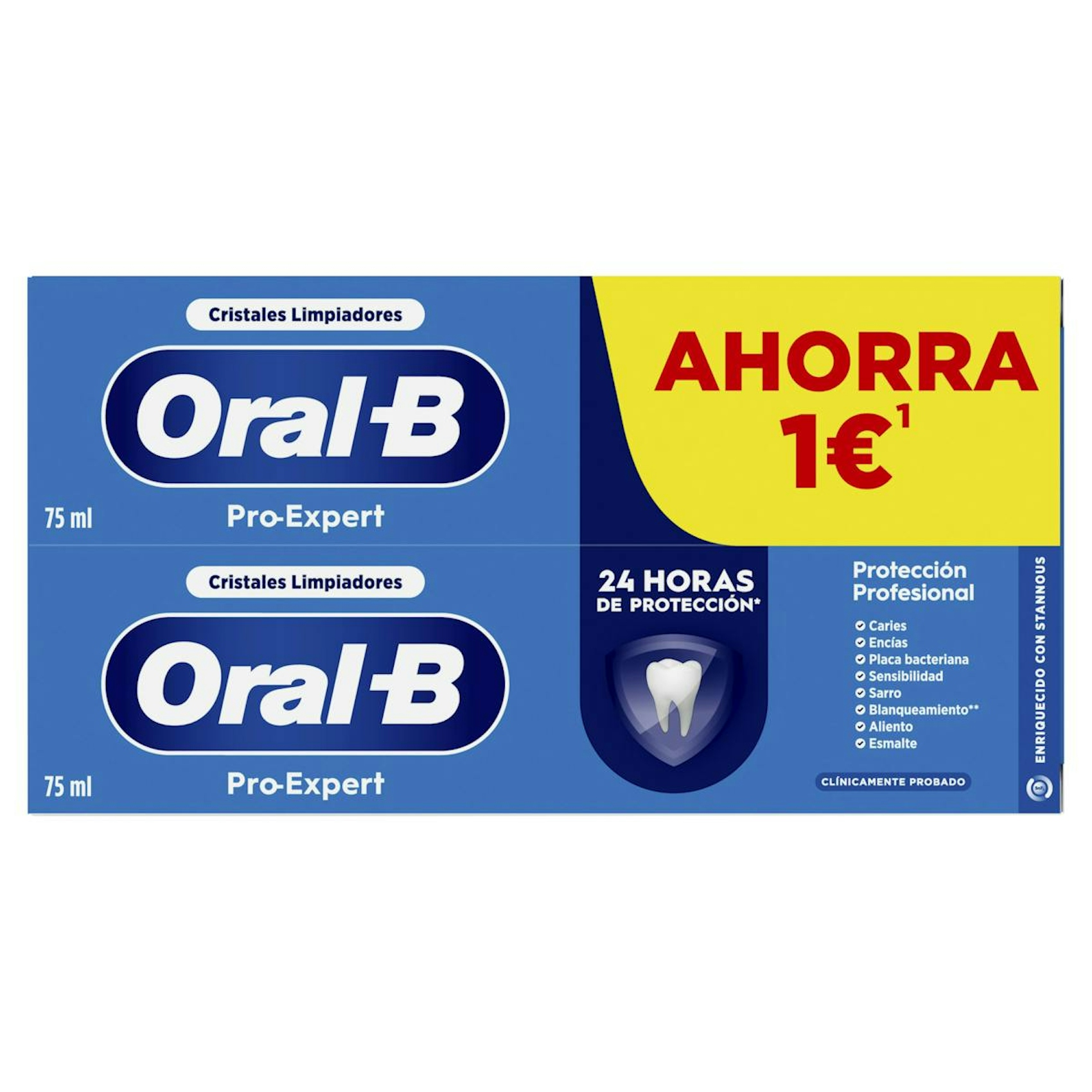 Pasta De Dientes Pro Expert Oral-B 2x75Ml 0