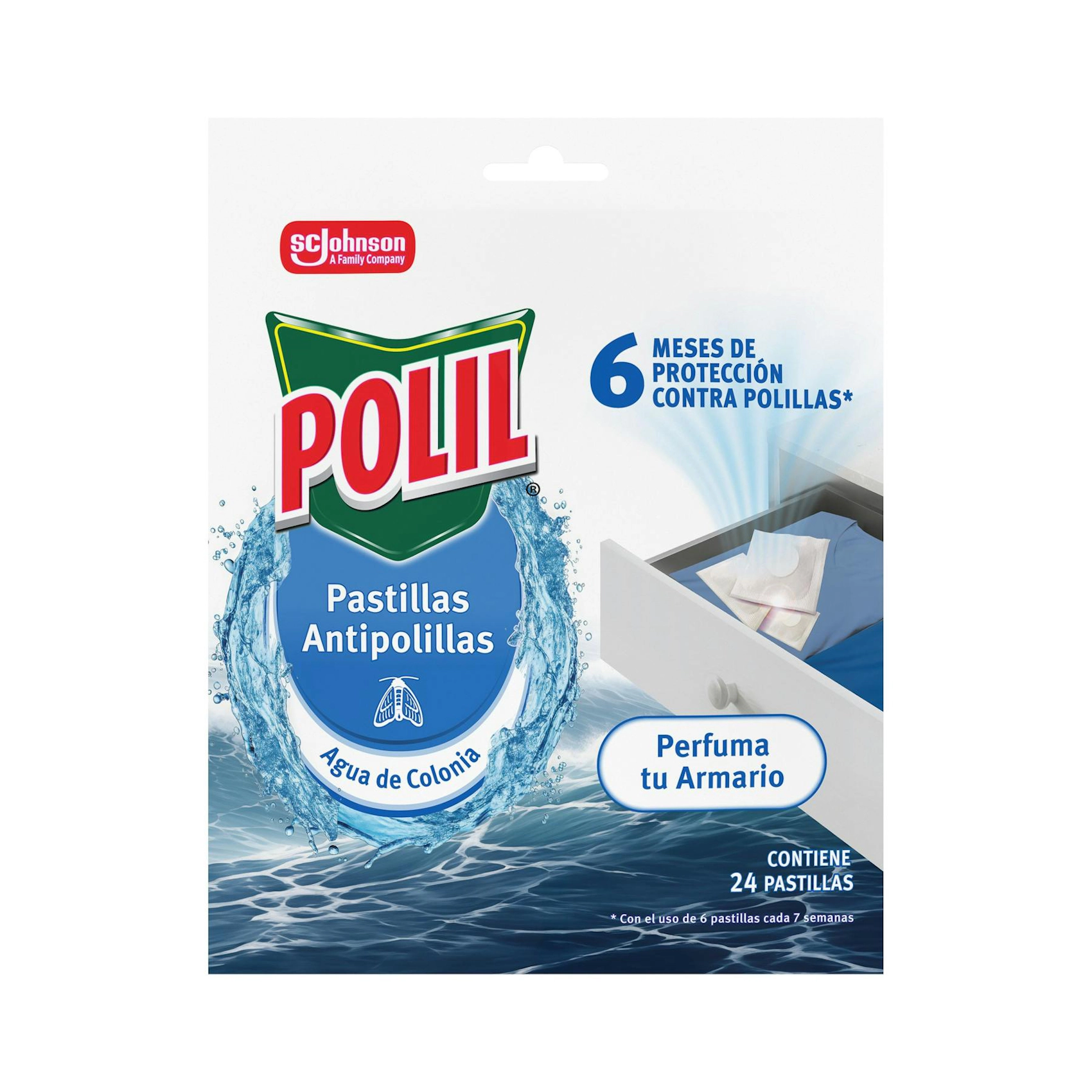 Pastillas Antipolillas Agua de Colonia Polil 24 Uds 0
