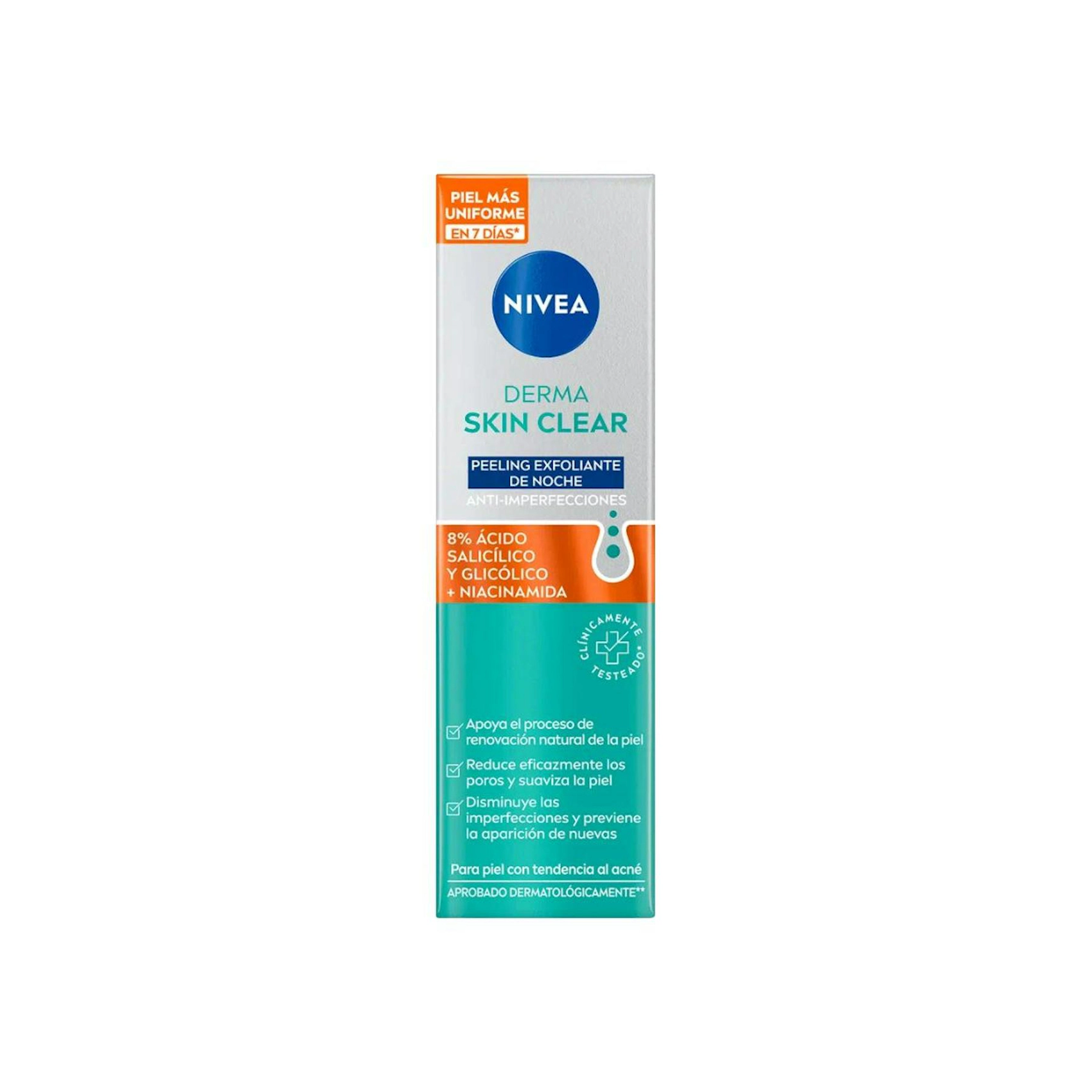 Peeling Exfoliante De Noche Derma Skin Clear Nivea 40Ml 0