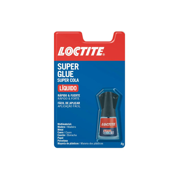 Pegamento Líquido Pincel Super Glue Loctite 4Gr