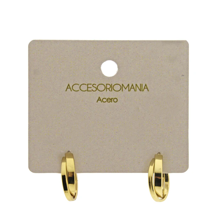 Pendientes De Acero Modelo 22 Accesoriomania