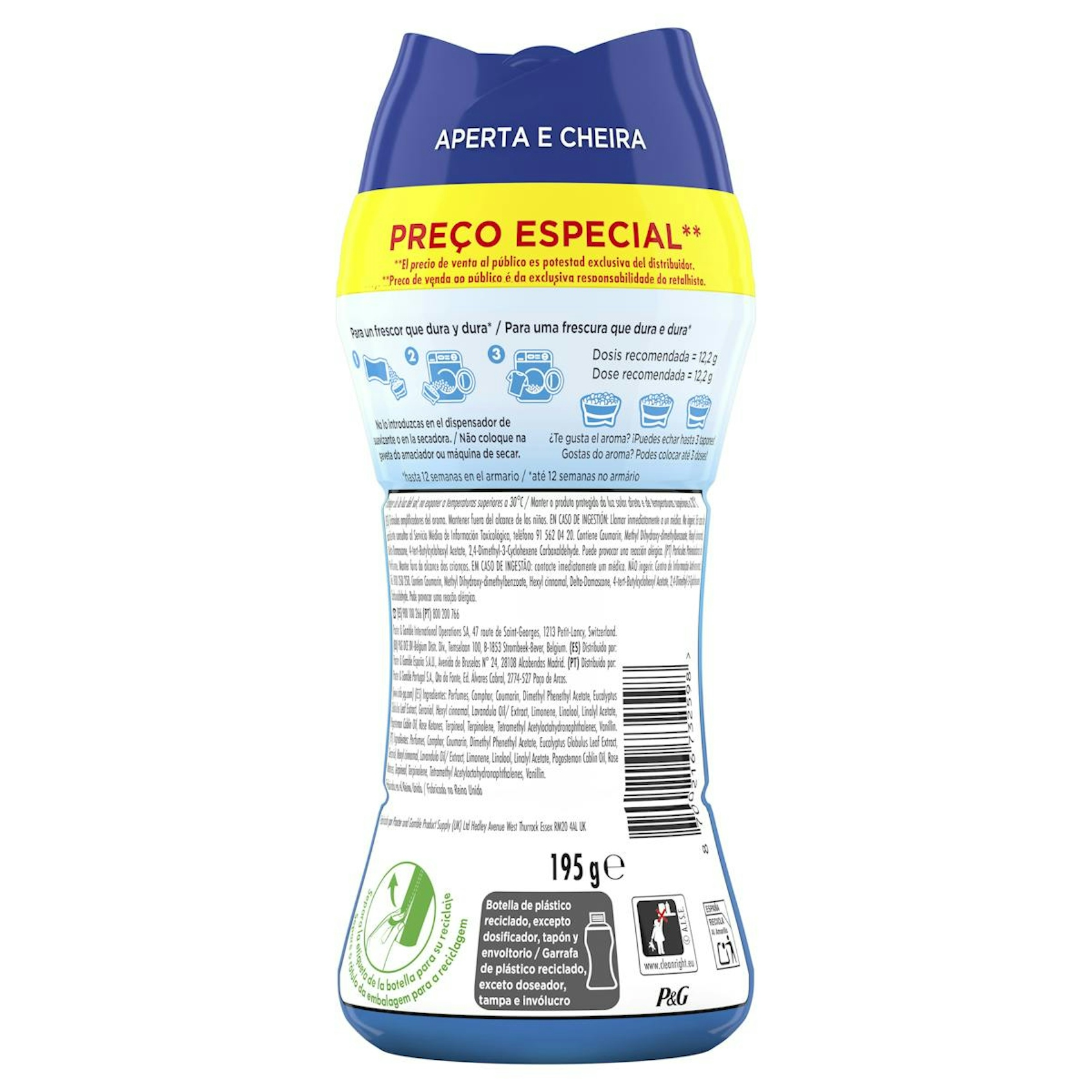 Perlas Perfumadas Frescor De Abril Lenor 195 Gr