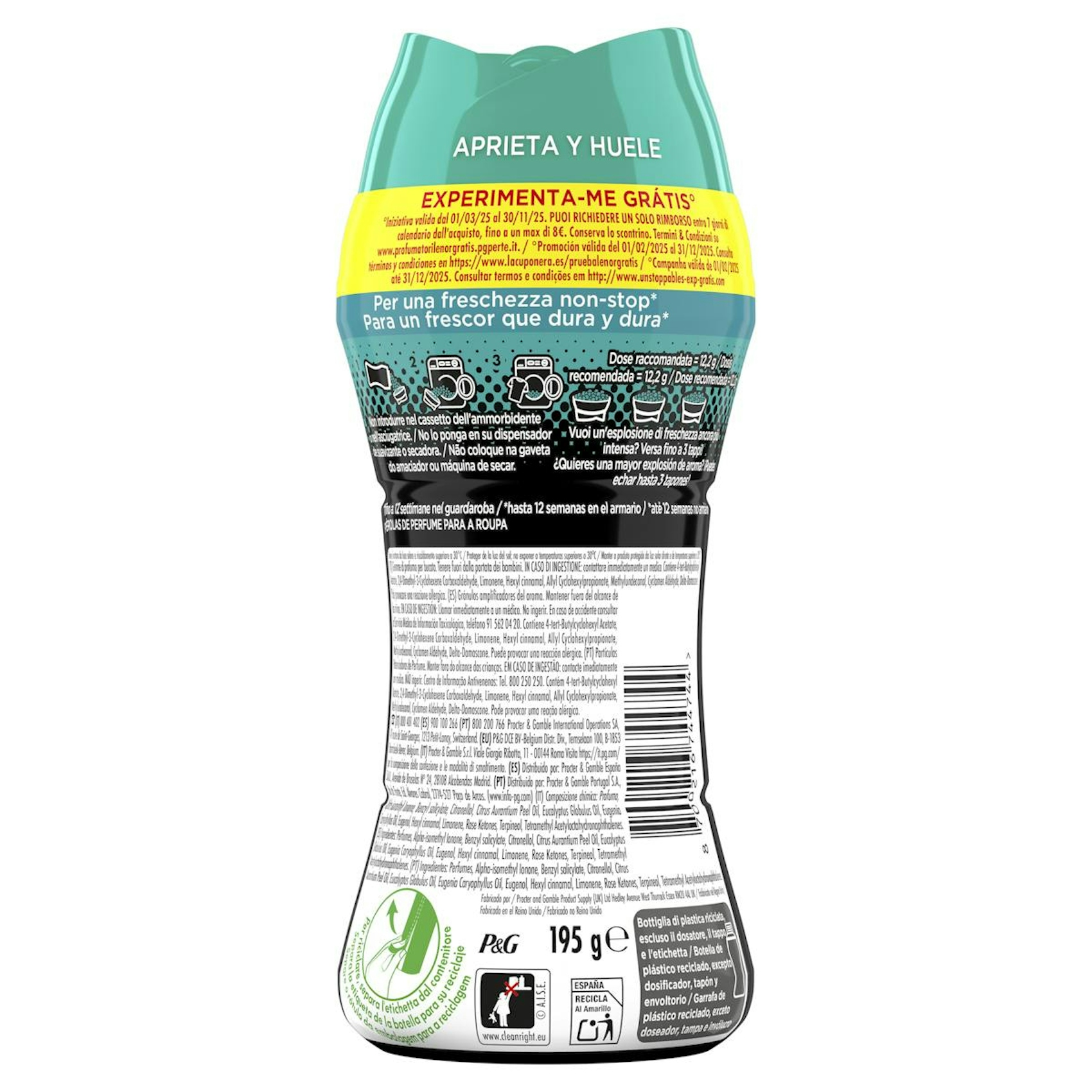 Perlas Perfumadas Unstoppables Fresh Lenor 195 Gr