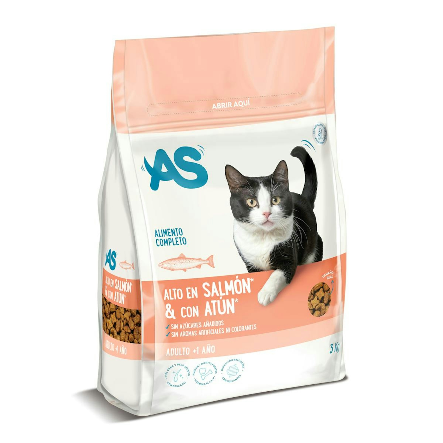 Pienso Gatos Adultos Pescado AS 3Kg