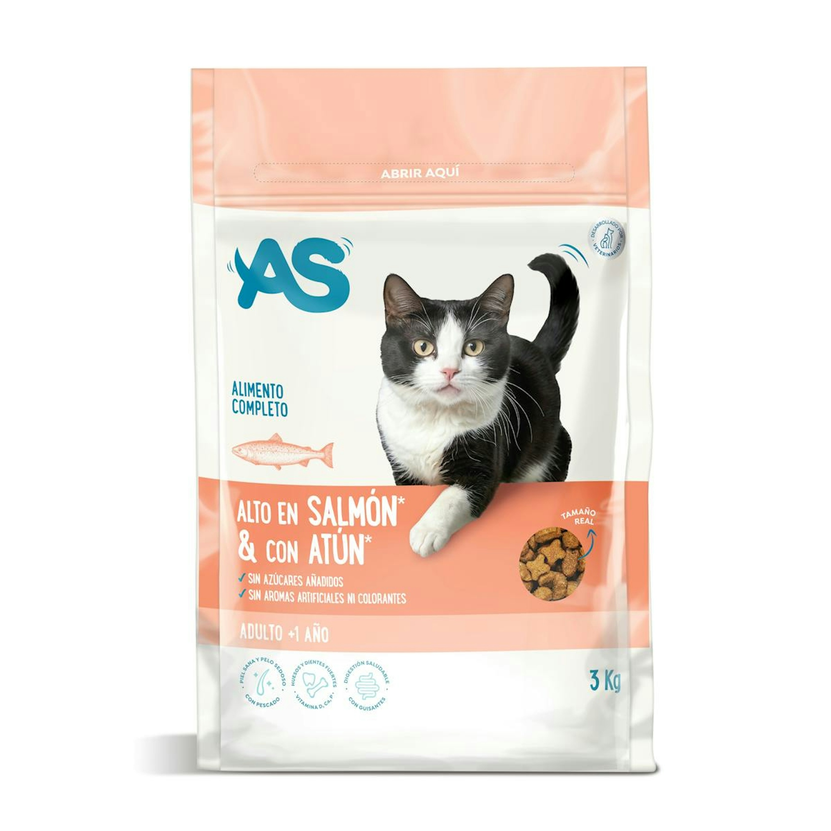 Pienso Gatos Adultos Pescado AS 3Kg