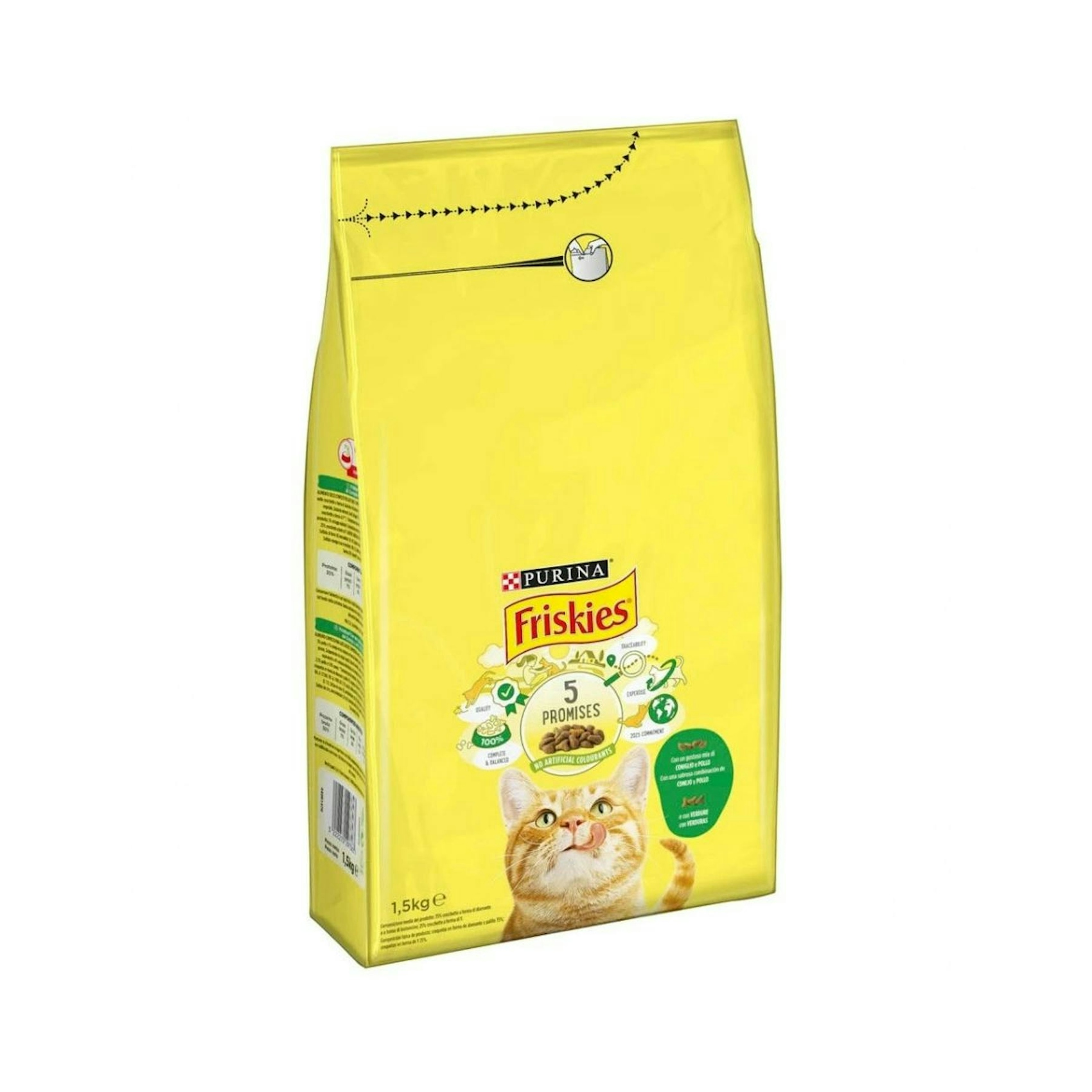 Ração Gatos Coelho E Frango Friskies 1.5Kg 0