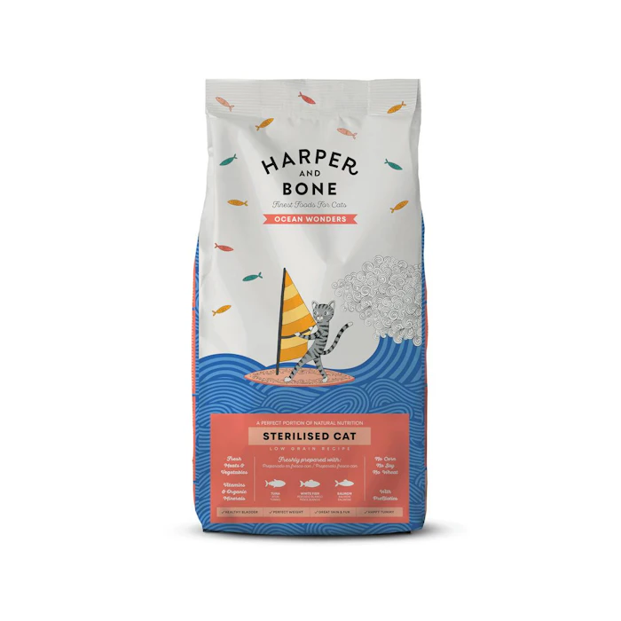 Pienso Gatos Esterilizados Ocean Wonders Harper & Bone 1.5 Kg