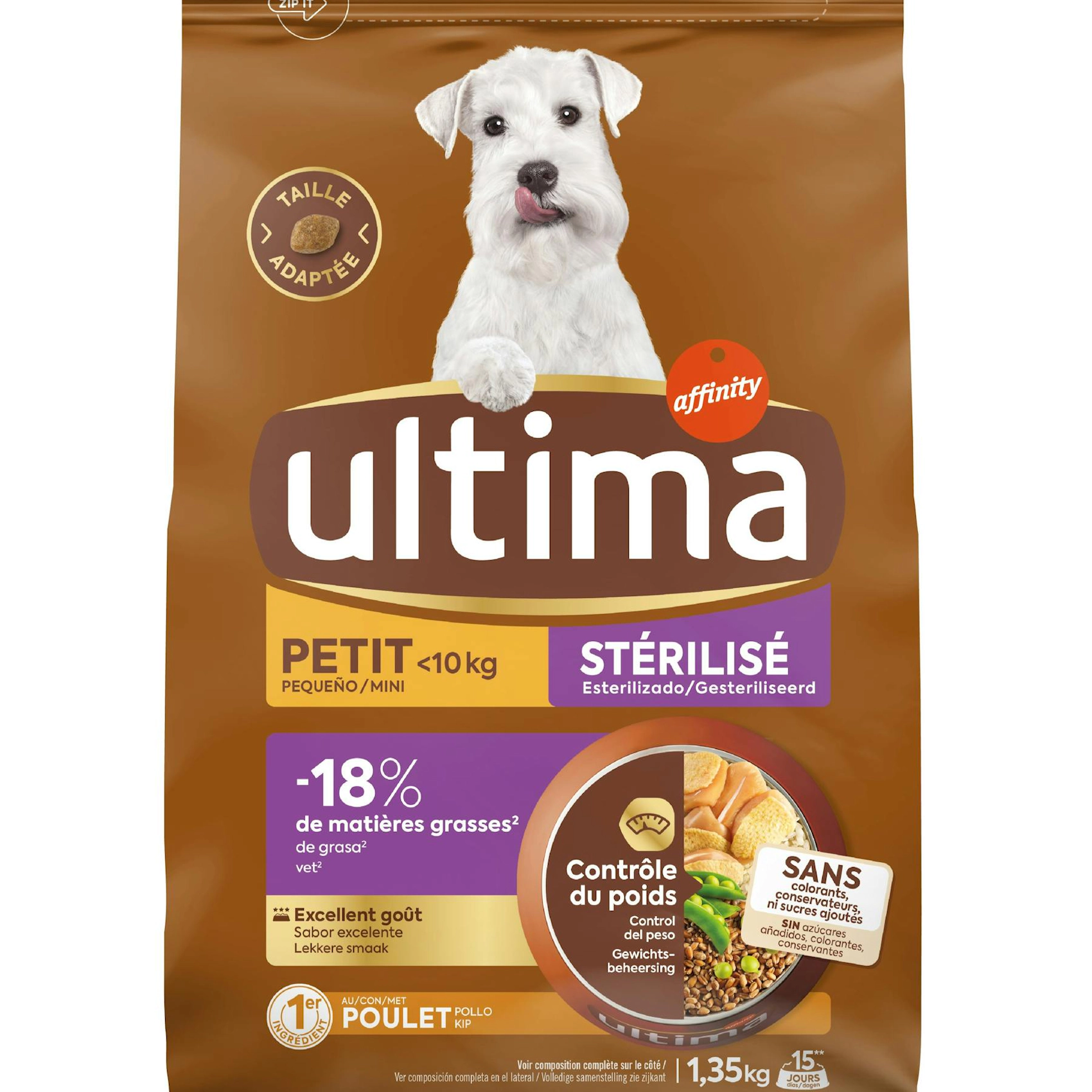 Ração Cães Mini Esterilizados Frango Ultima 1.35Kg Ração Cães Mini Esterilizados Frango Ultima 1.35Kg 0