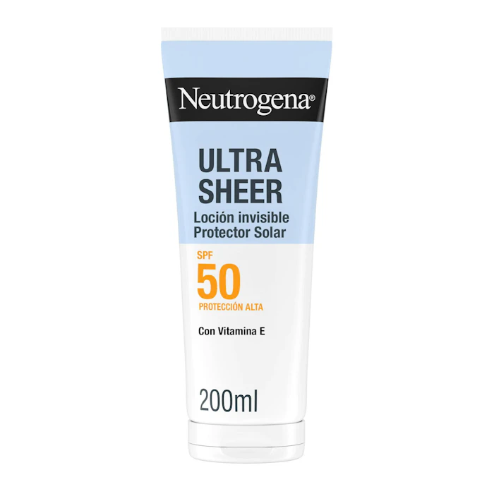 Protector Solar Corporal Ultra Sheer Invisible SPF50 Neutrogena 200Ml