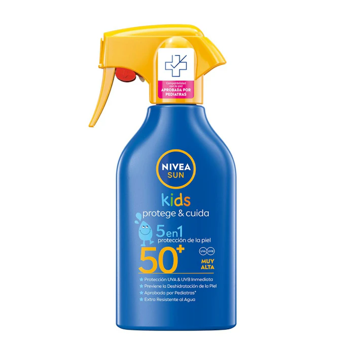 Protector Solar Spray Kids Protege & Cuida SPF50+ Nivea 250Ml