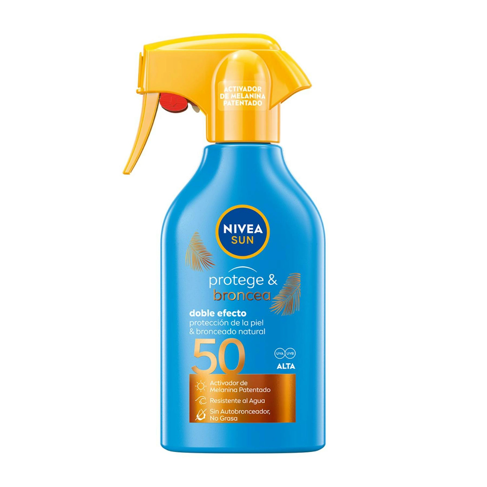 Protector Solar Spray Protege & Broncea SPF50 Nivea 250Ml 0