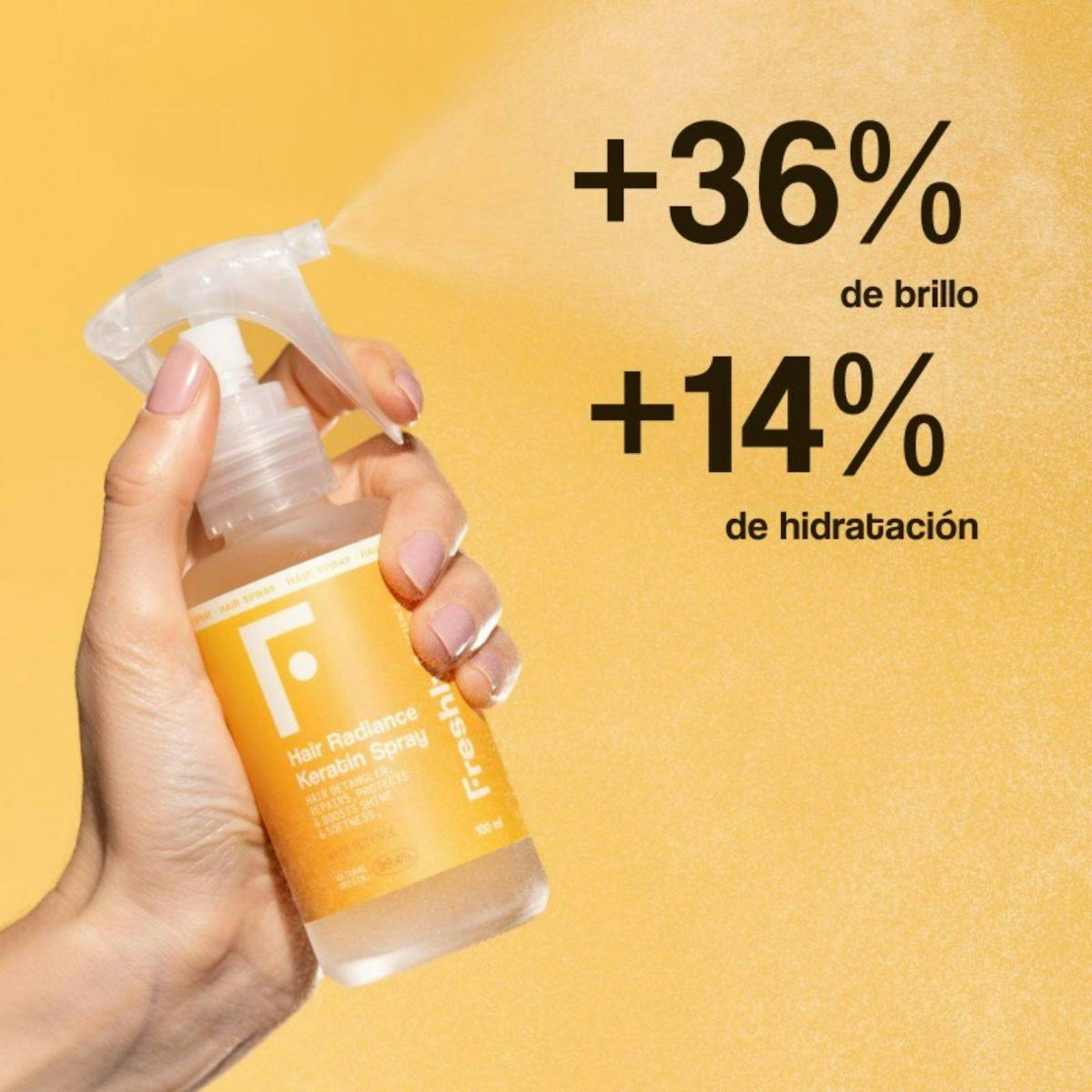 Protector Térmico Hair Radiance Keratin Freshly Cosmetics 100Ml