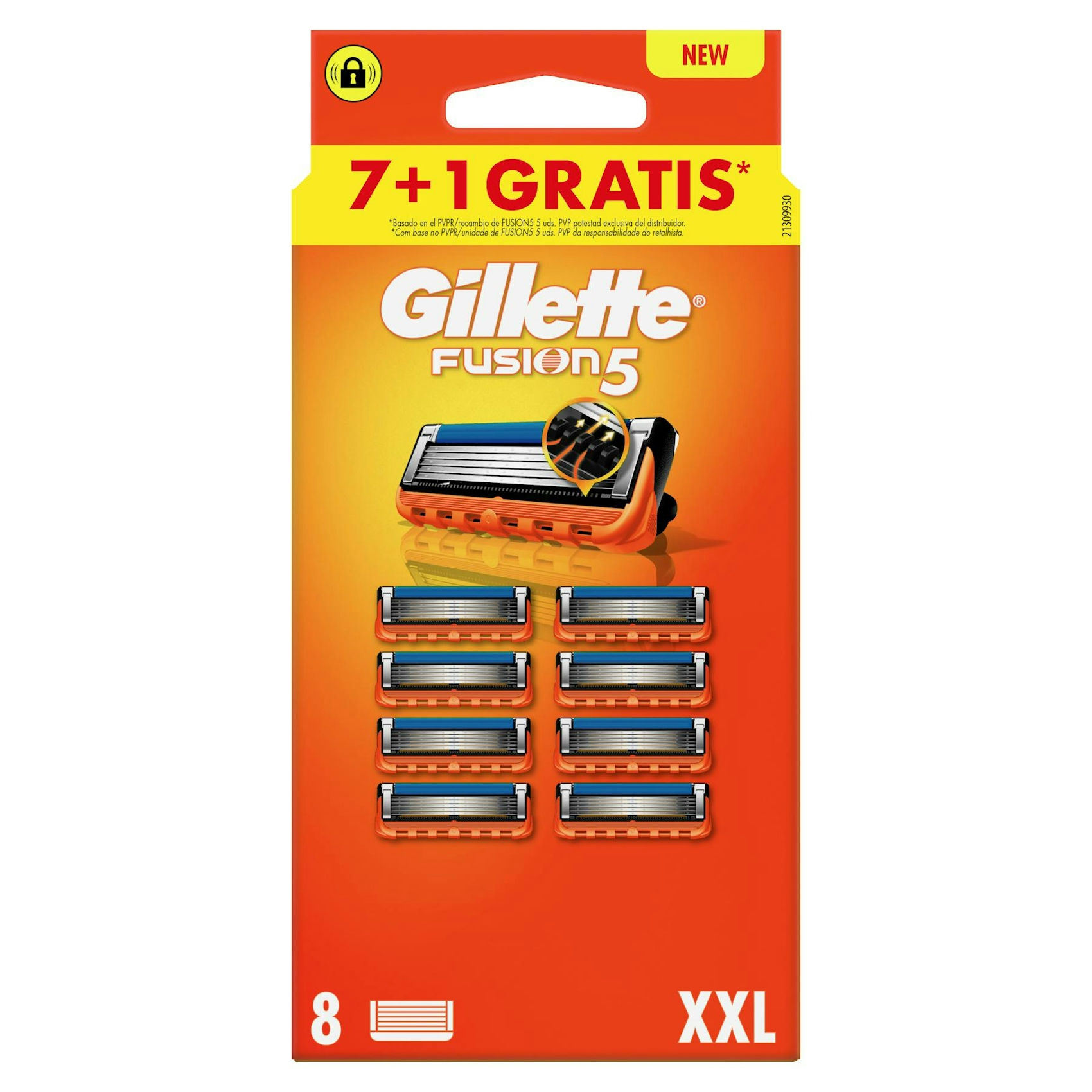 Recambios Máquina Fusion 5 Gillette 7+1 Uds Recambios Máquina Fusion 5 Gillette 7+1 Uds 0