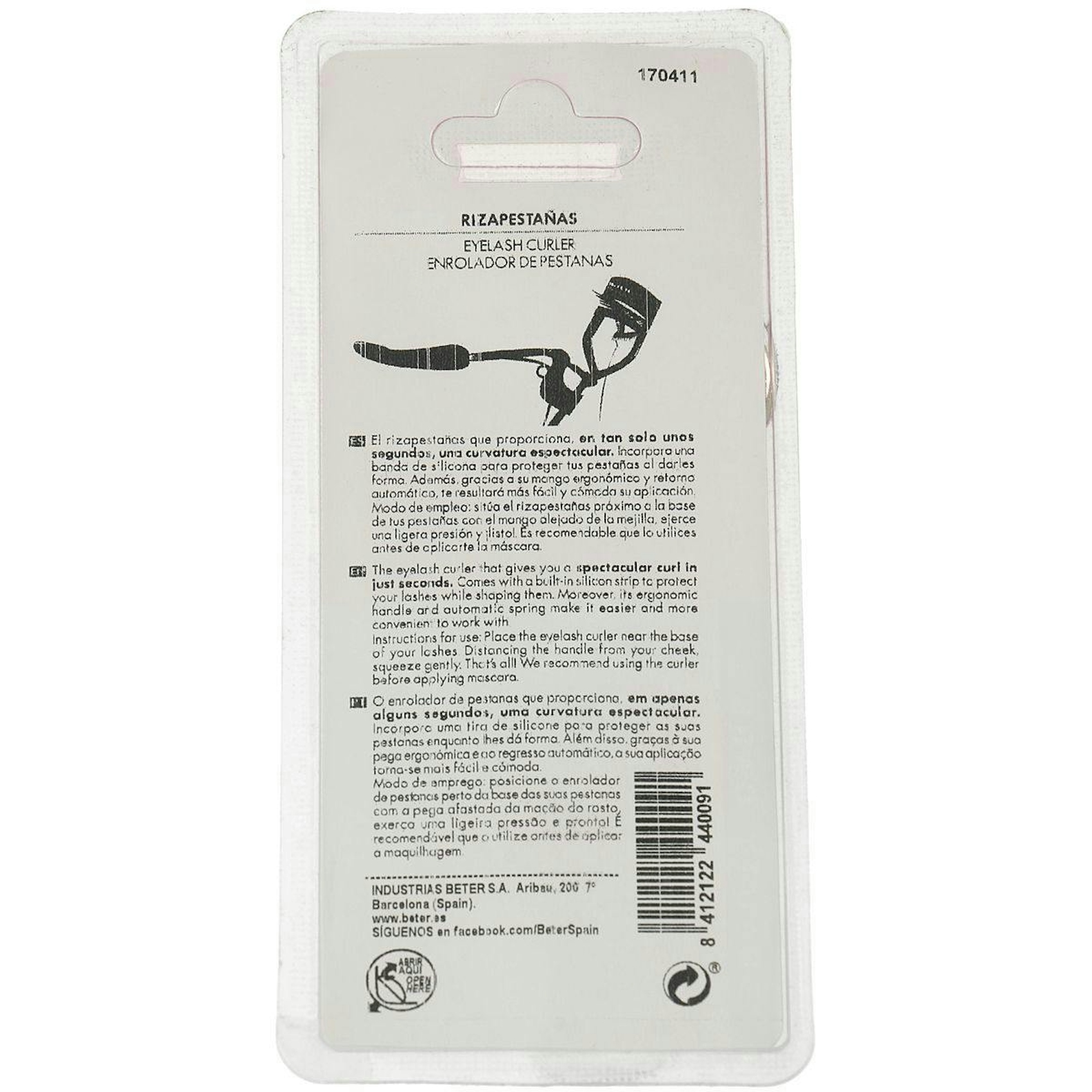 Rizador De Pestañas Automático Beter