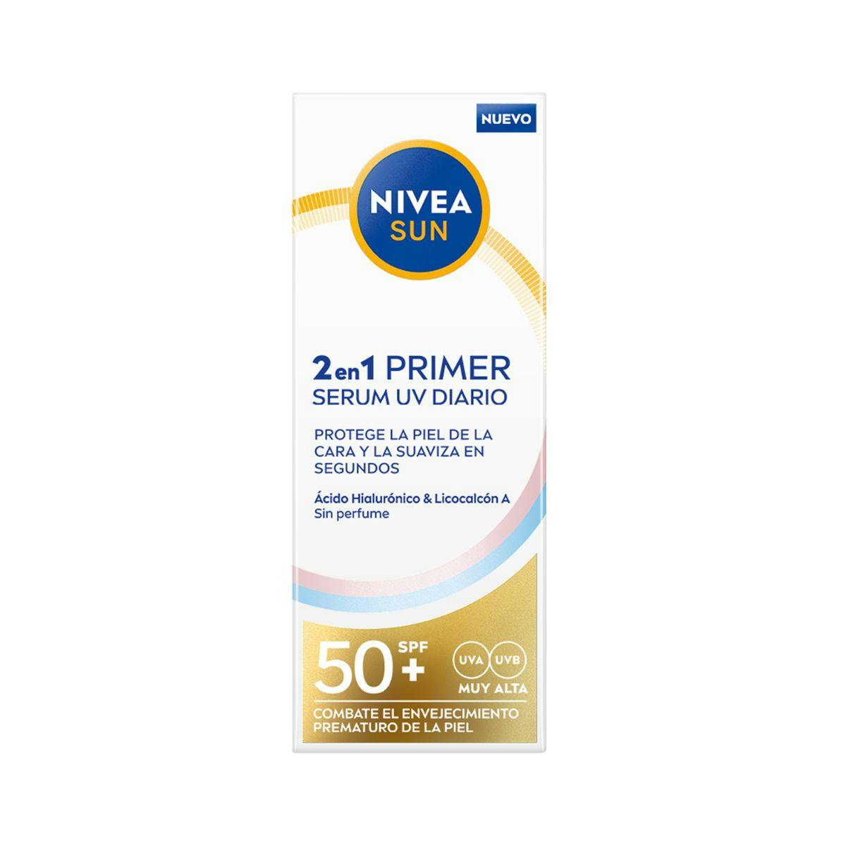 Imagen de Sérum Facial Solar Diario 2 En 1 SPF 50+ Nivea 30Ml