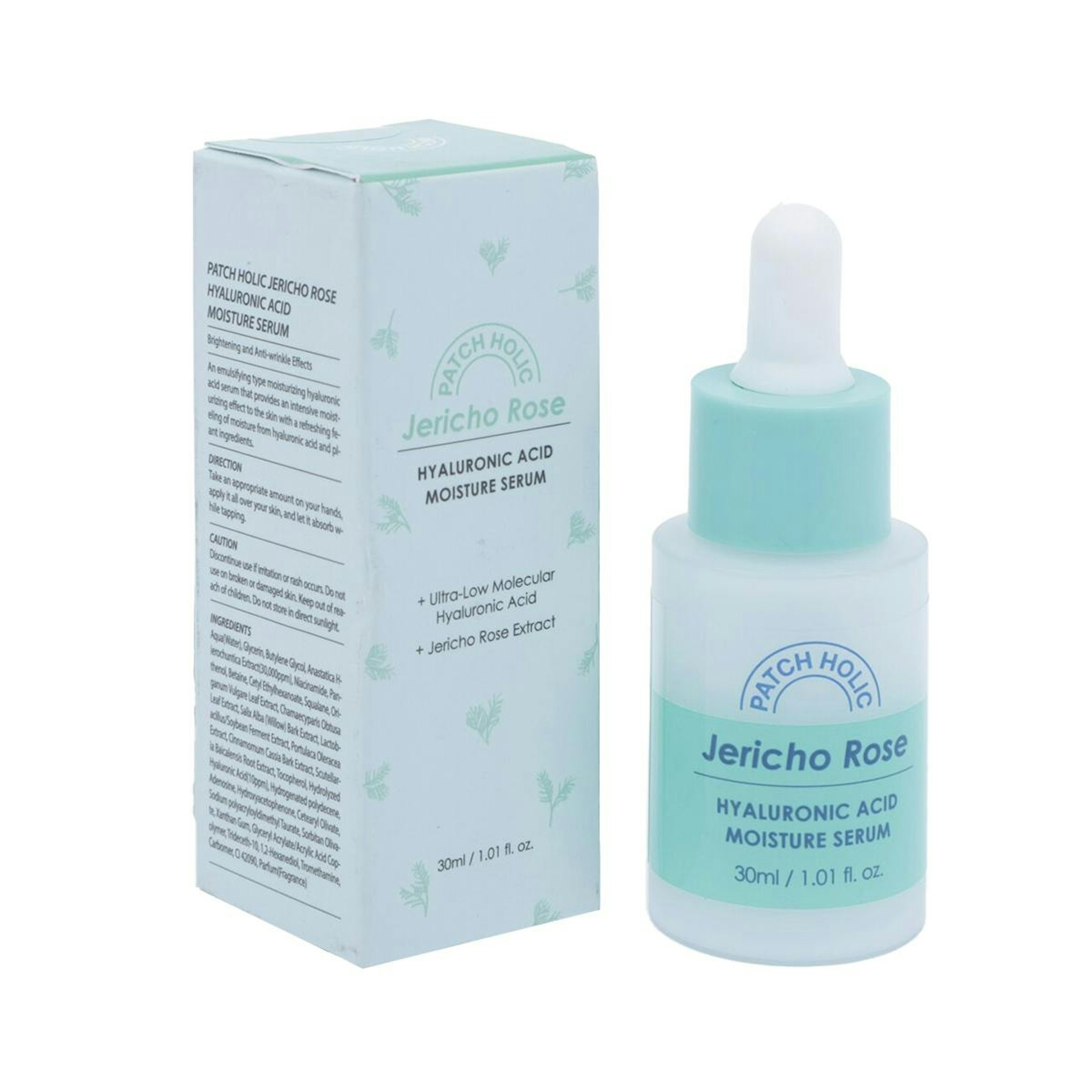 Sérum Hidratante Rosa Jericó & Ácido Hialurónico Patch Holic 30Ml