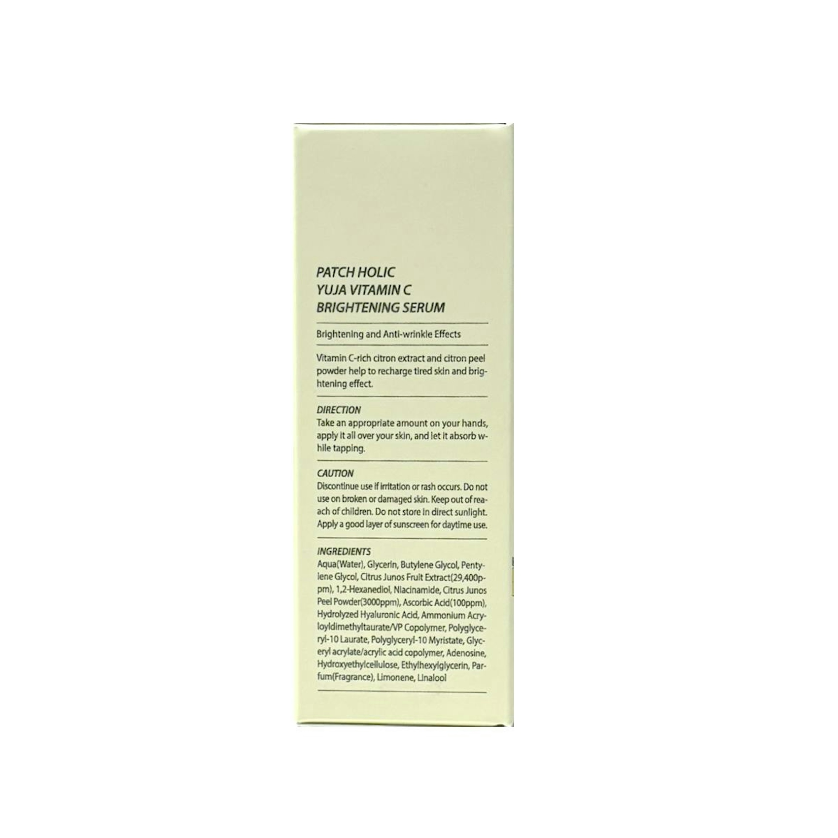 Sérum Iluminador Vitamina C Patch Holic 30Ml