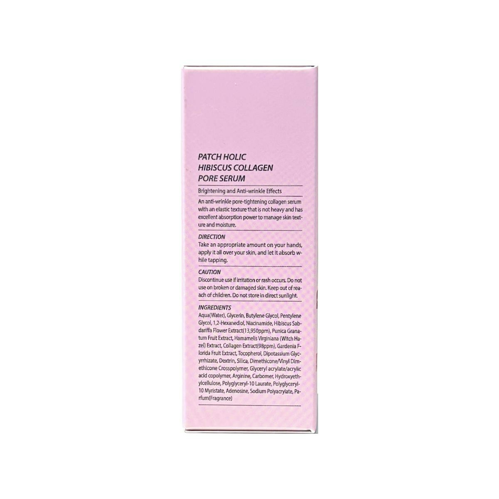 Sérum Reafirmante Hibiscus Y Colágeno Patch Holic 30Ml