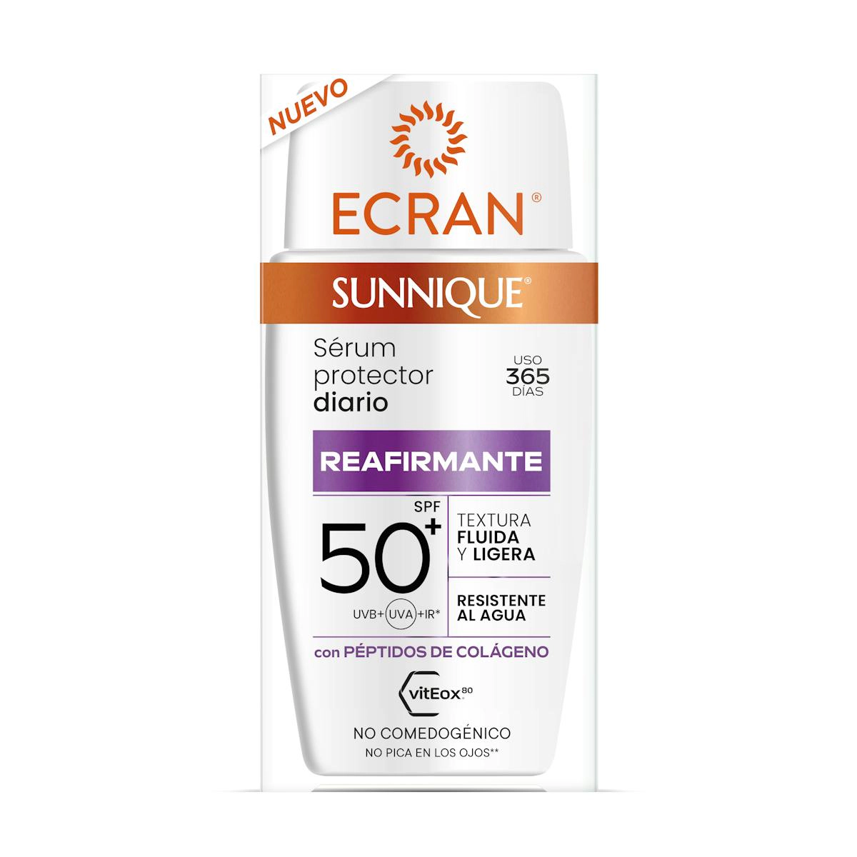 Sérum Solar Facial Reafirmante SPF 50+ Ecran Sunnique 40Ml Sérum Solar Facial Reafirmante SPF 50+ Ecran Sunnique 40Ml 0
