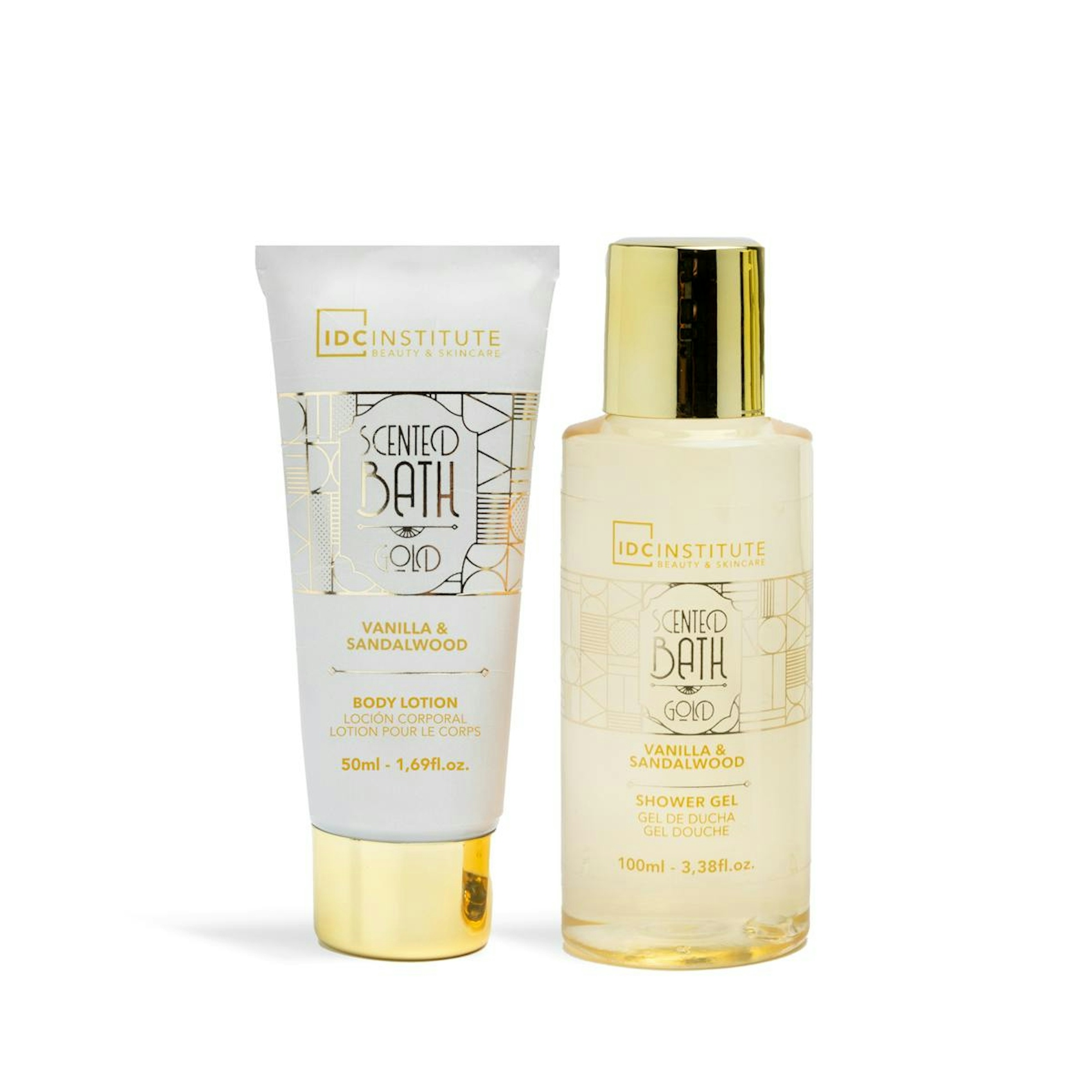 Set De Baño Scented Gold Mini IDC Institute