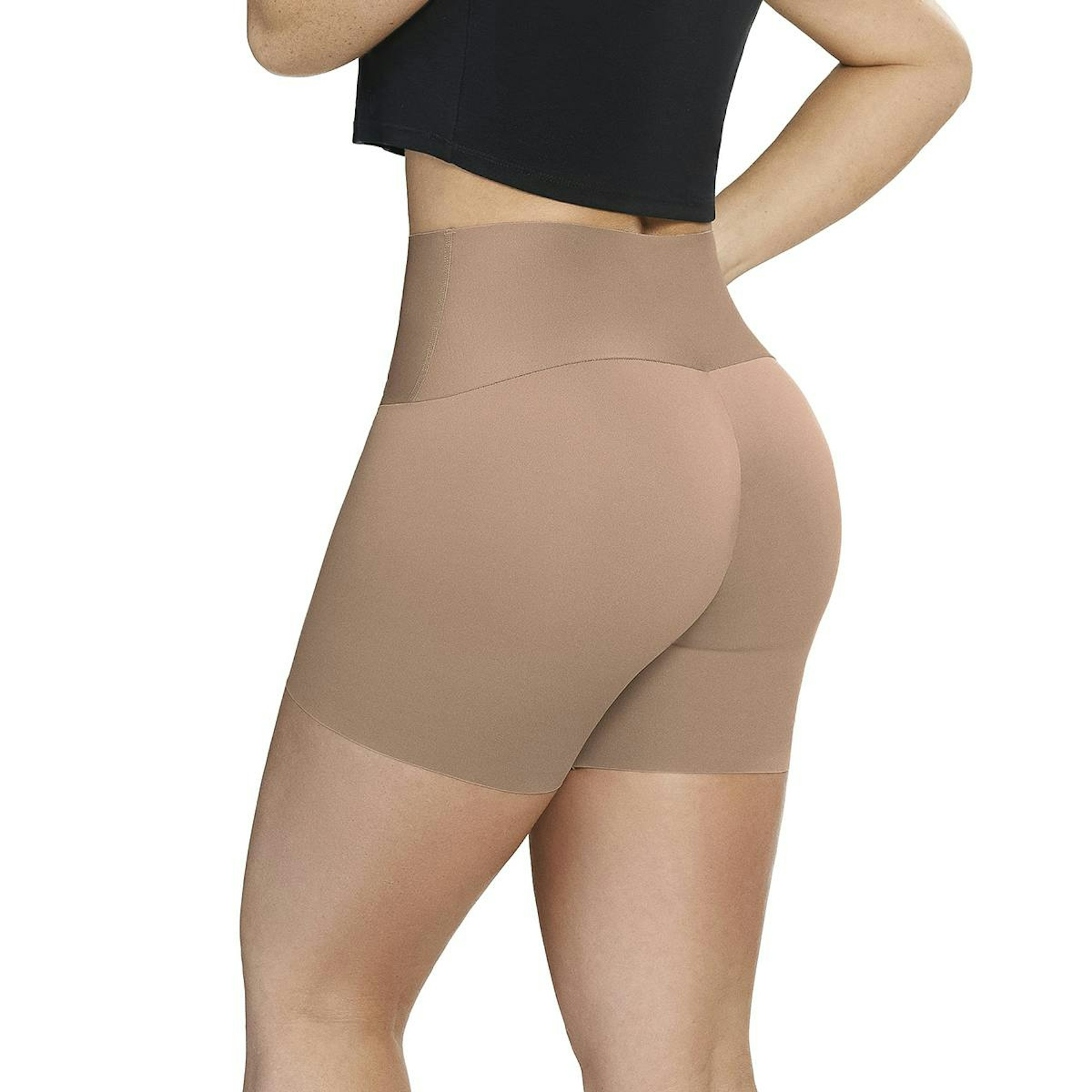 Short Control Moderado Invisible Con Fajón Antideslizante Leonisa Talla M