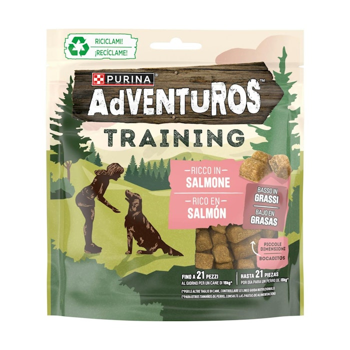 Snack Perros Adventuros Training Salmón Purina 115Gr