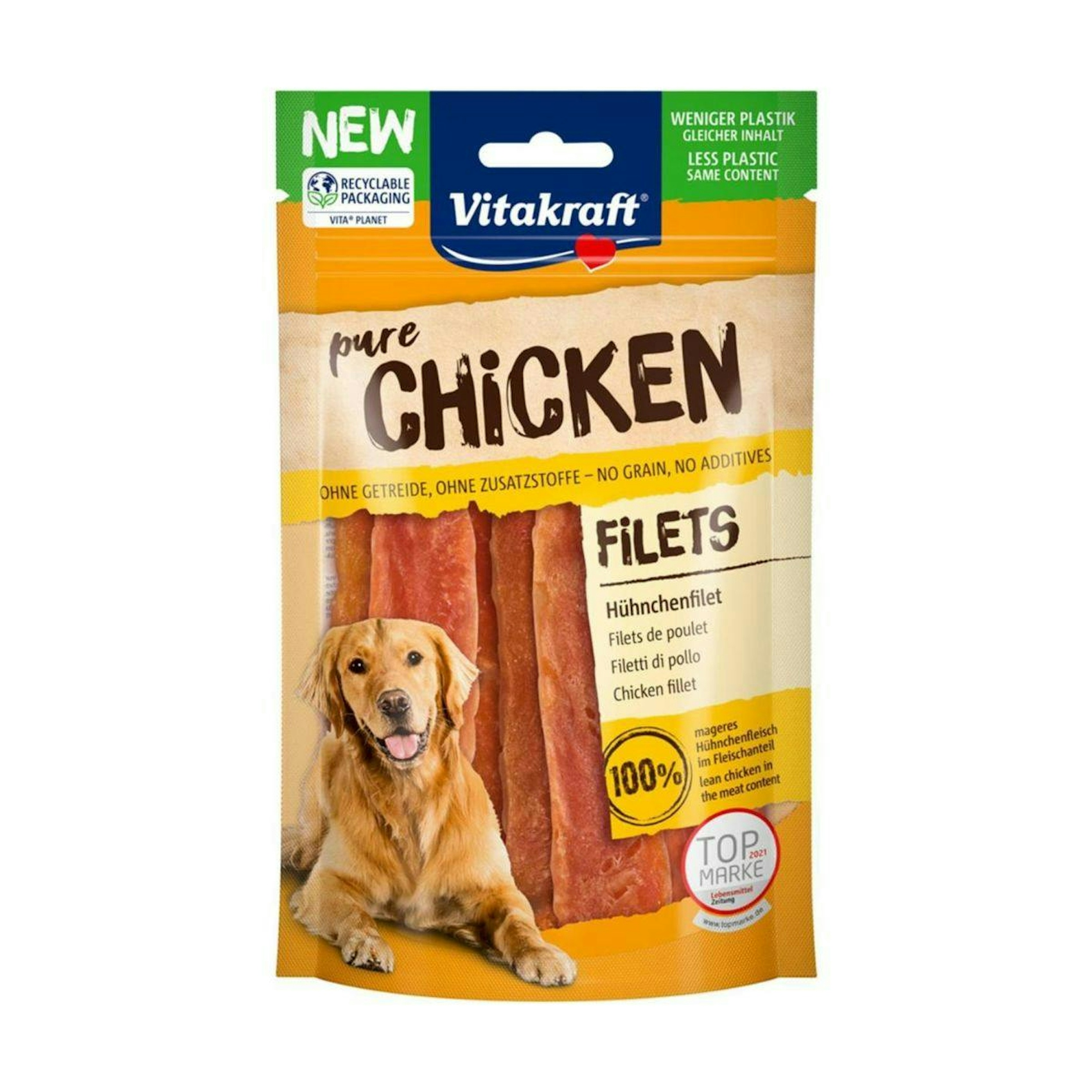 Snack Perros Filetes De Pollo Vitakraft 80 Gr 0