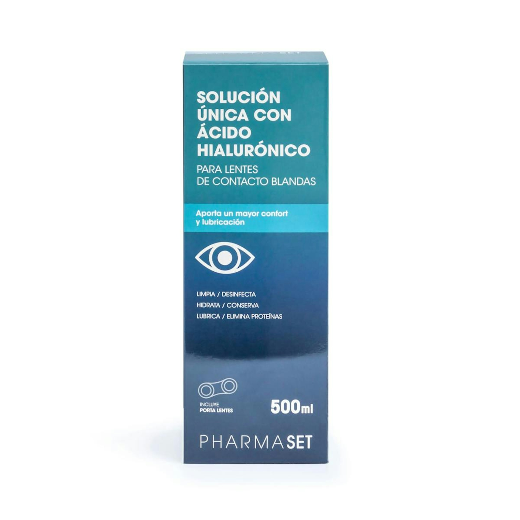 Solución Única Lentillas Ácido Hialurónico Pharmaset 2x500Ml