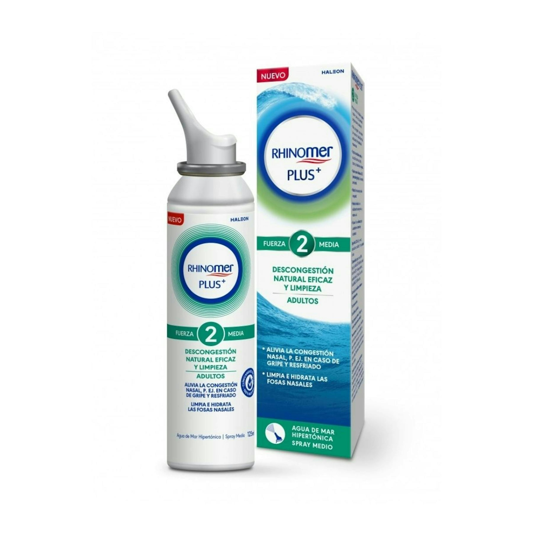 Spray Nasal Fuerza 2 Rhinomer Plus 125Ml Spray Nasal Fuerza 2 Rhinomer Plus 125Ml 0