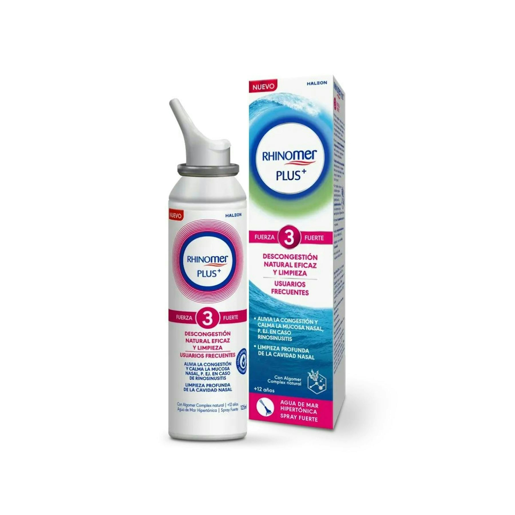 Spray Nasal Fuerza 3 Rhinomer Plus 125Ml Spray Nasal Fuerza 3 Rhinomer Plus 125Ml 0