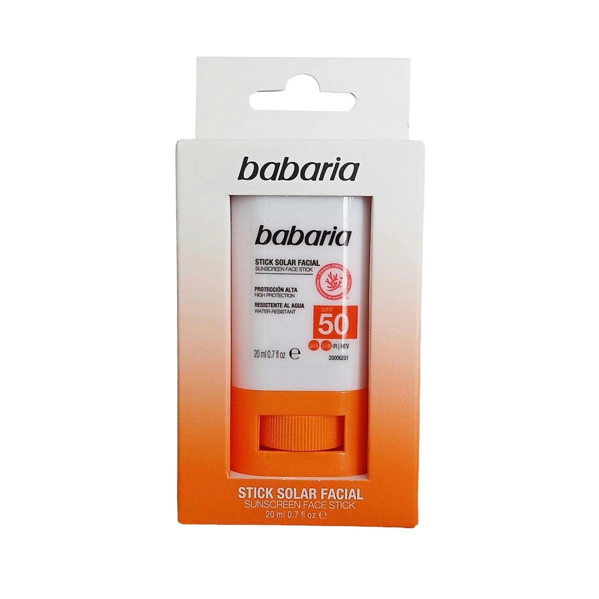 Stick Solar Facial SPF 50 Babaria 20Ml Stick Solar Facial SPF 50 Babaria 20Ml 0