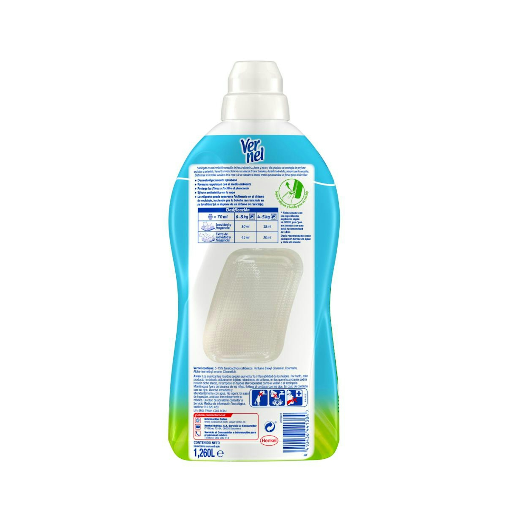 Suavizante Cielo Azul Vernel 70Lv