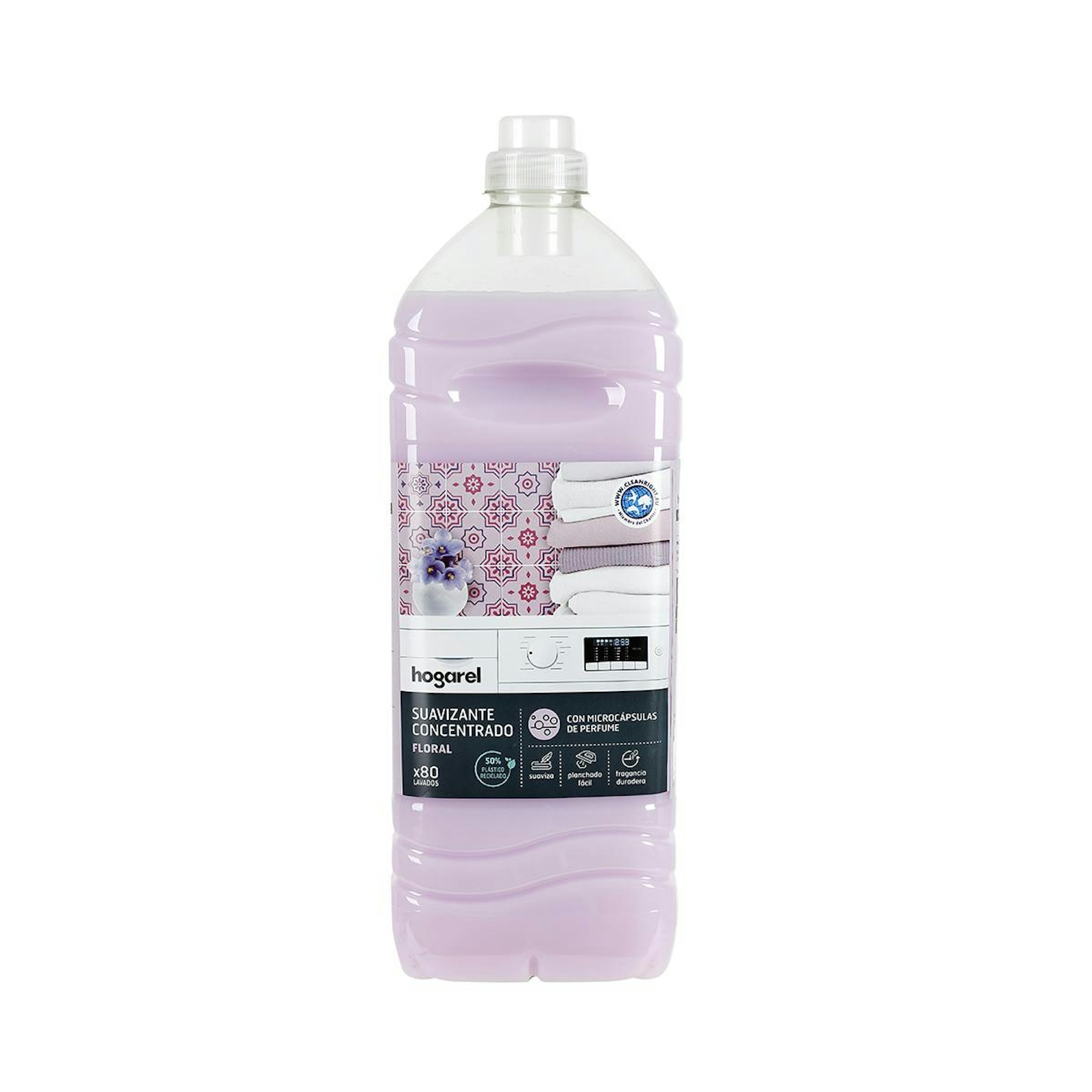 Suavizante Concentrado Floral Hogarel 2 L (80 Lavados) 0