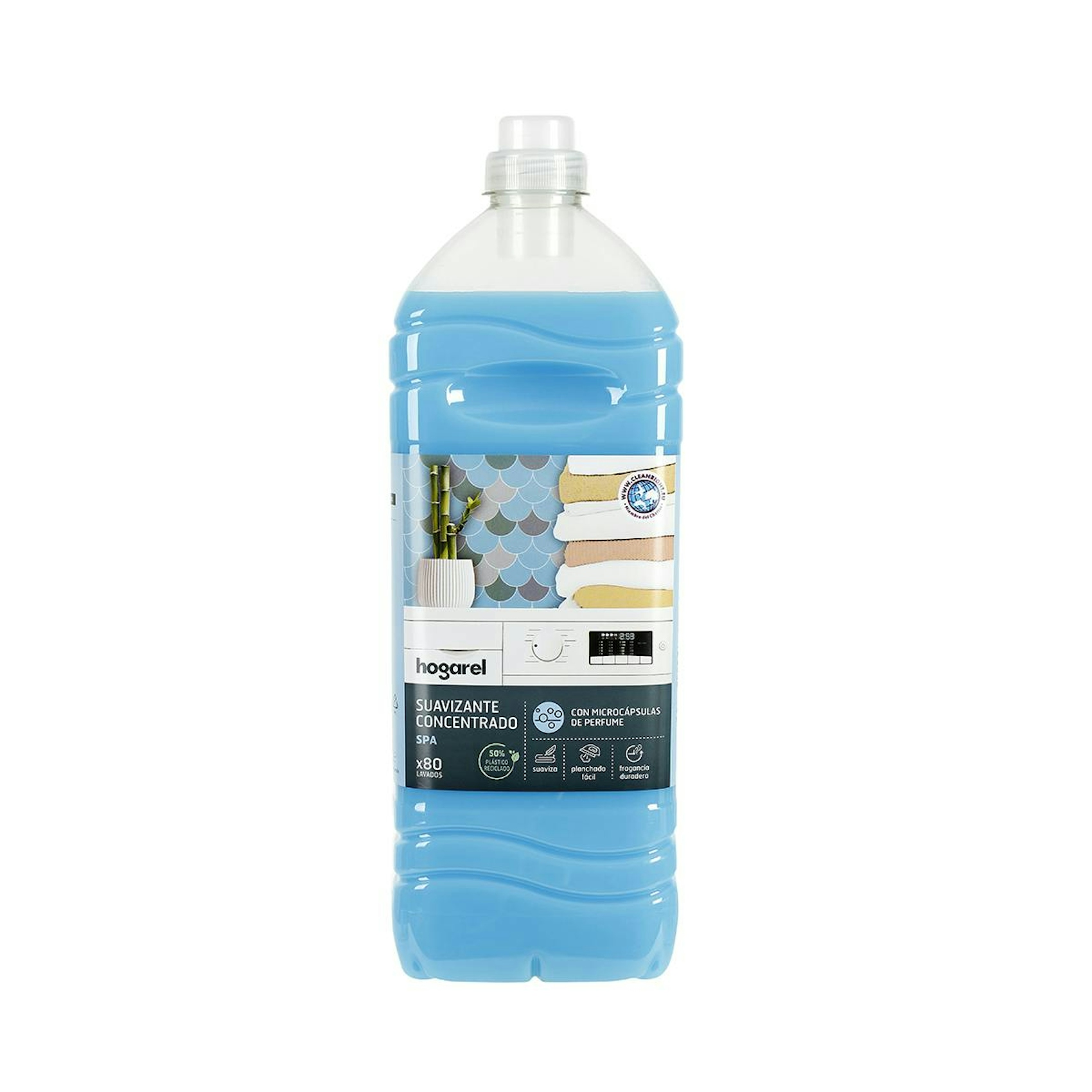 Suavizante Concentrado Spa Hogarel 2 L (80 Lavados) 0