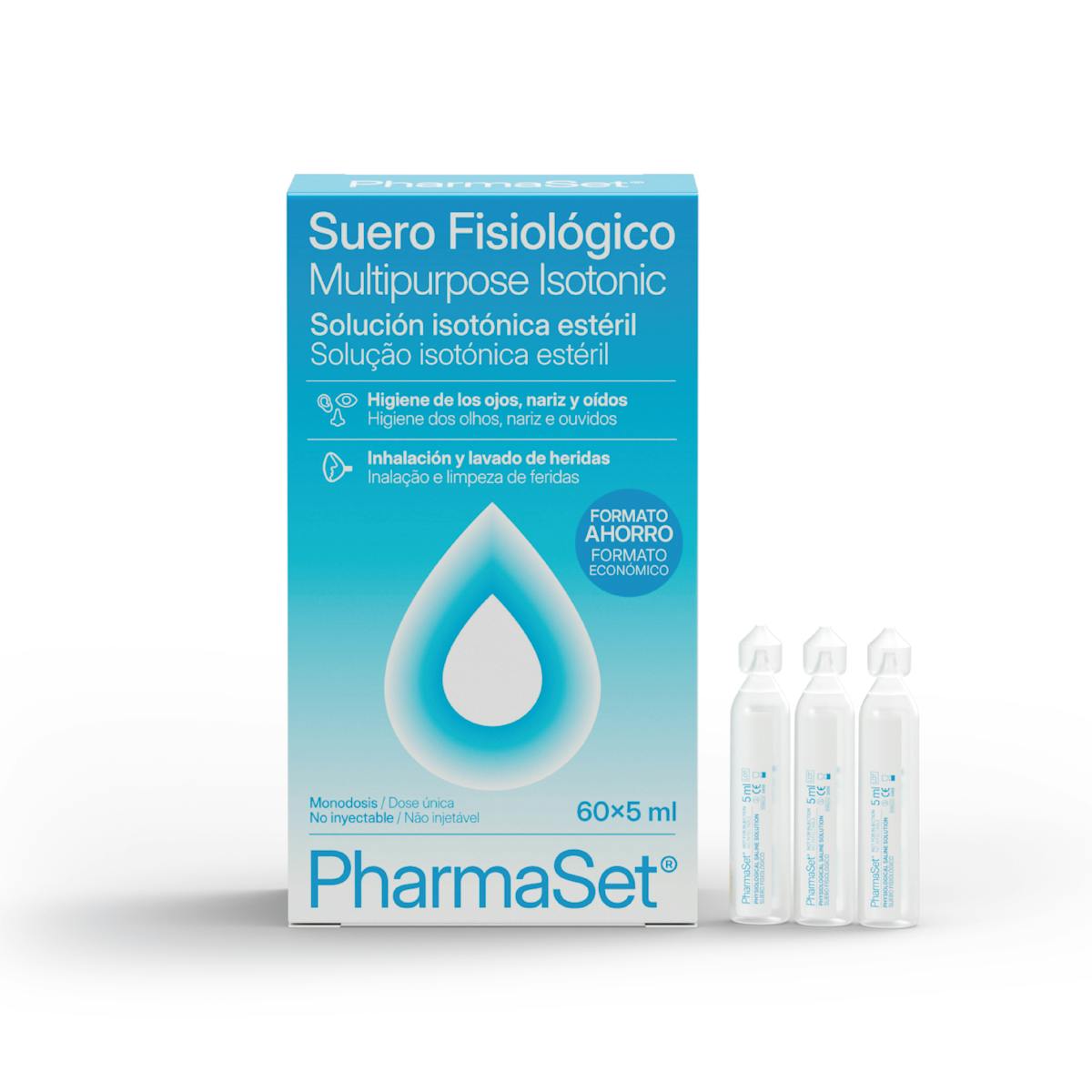 Imagen de Suero Fisiológico Pharmaset 60X5Ml
